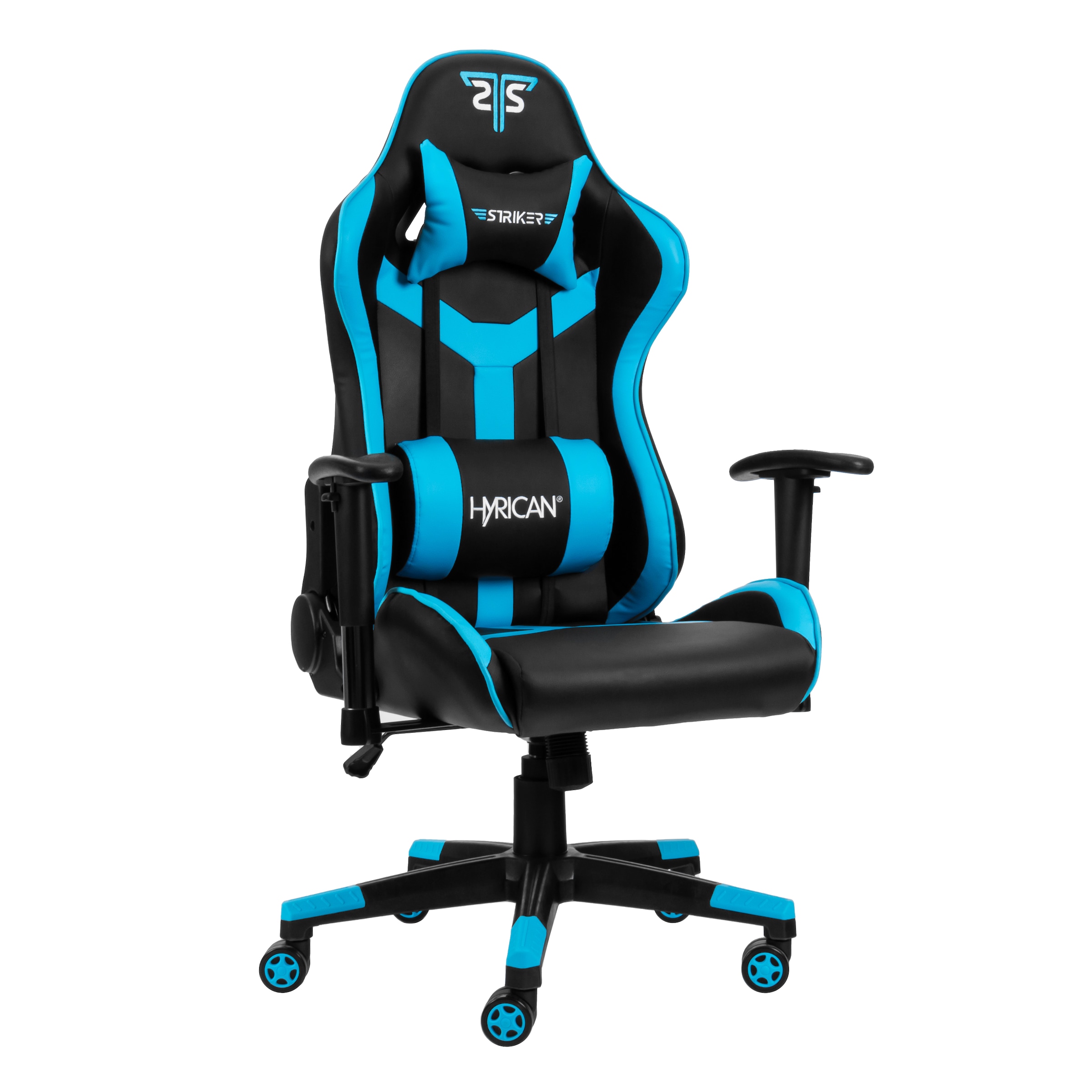 Hyrican Gaming-Stuhl »"Striker Copilot" schwarz/blau, Kunstleder, ergonomischer Gamingstuhl«, Bürostuhl, Schreibtischstuhl, geeignet für Jugendliche und Erwachsene