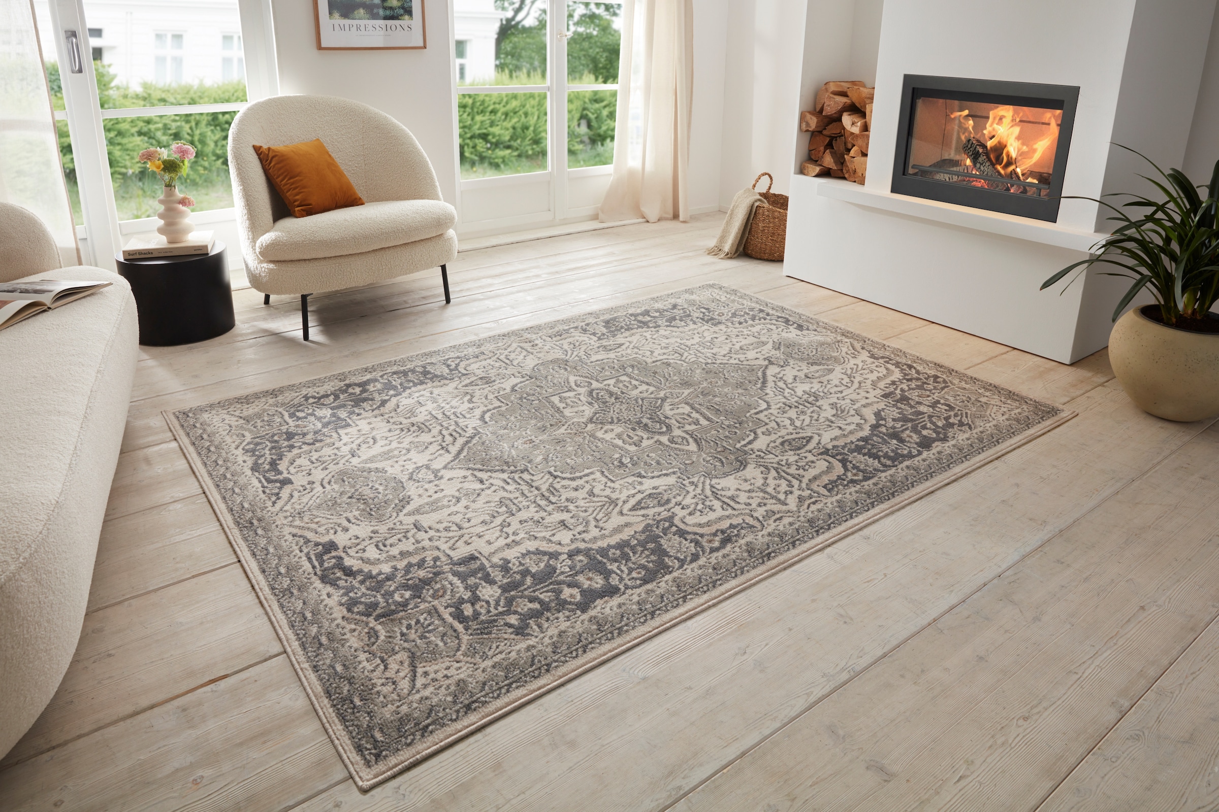 HANSE Home Teppich »Orken«, rechteckig, 8 mm Höhe, Kurzflor, Läufer, Orient, Vintage, Wohnzimmer, Schlafzimmer, Esszimmer