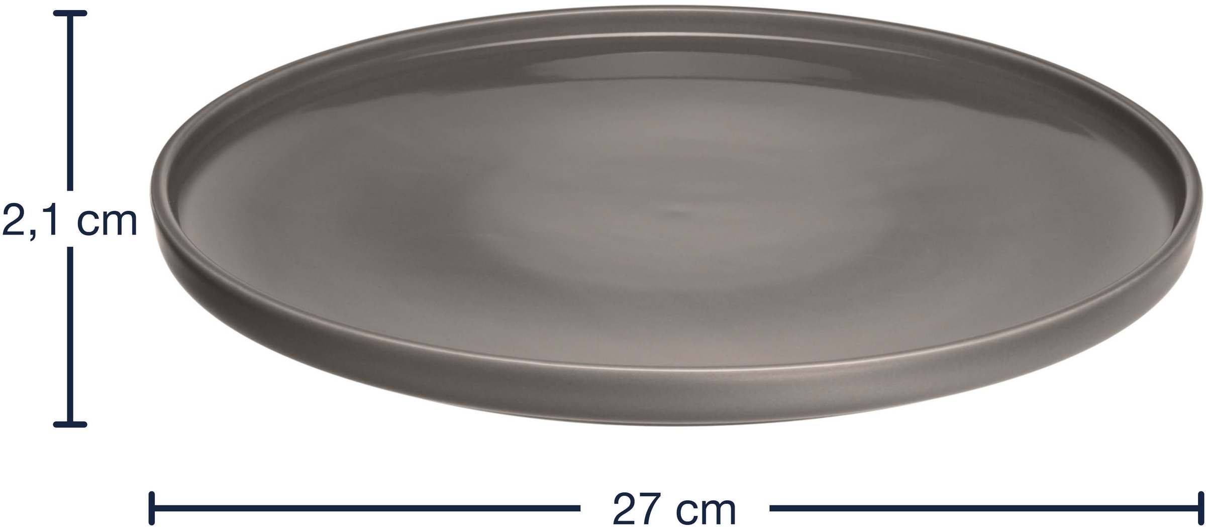 LEONARDO Teller-Set »Speiseteller ROMA, Keramikteller, ca. 27 cm, 6-teilig«, (Set, 6 tlg.), Geschirr-Set, Service, spülmaschinengeeignet