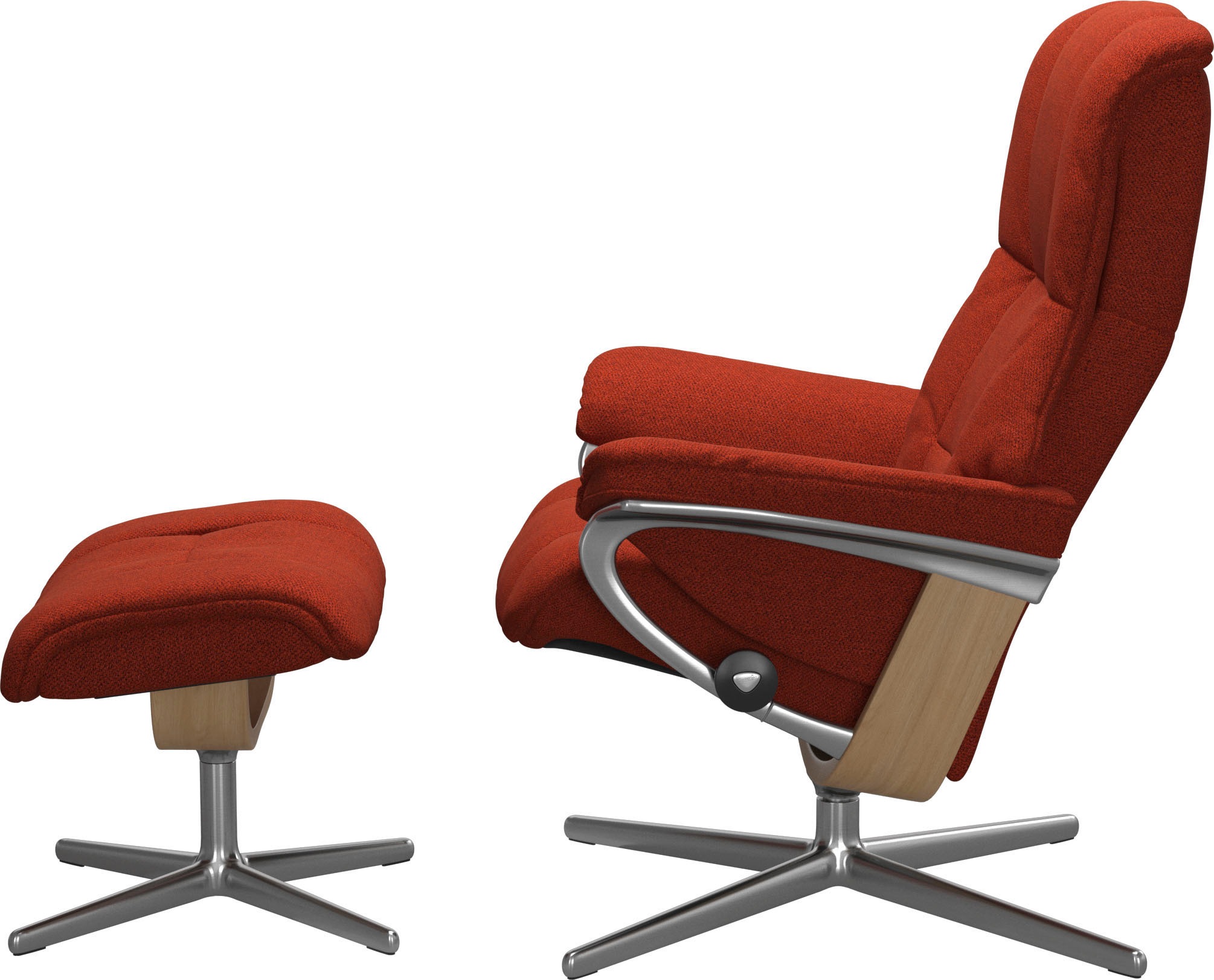 Stressless® Fußhocker »Mayfair«, mit Cross Base, Größe S, M & L, Holzakzent Eiche