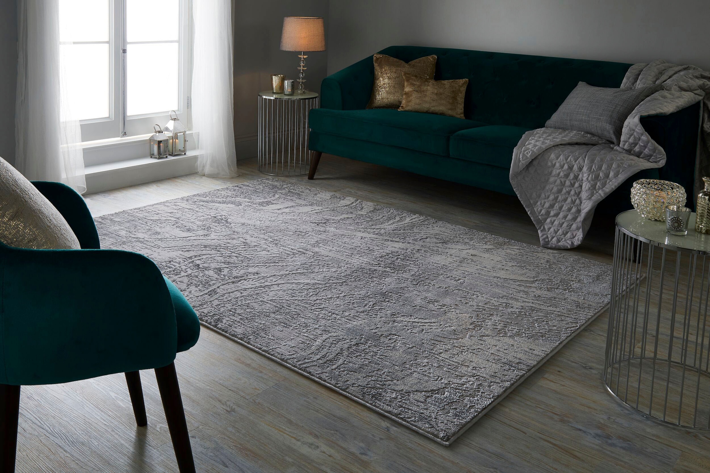 FLAIR RUGS Teppich »Arissa« rechteckig 7 mm Höhe Glanzeffekt günstig online kaufen