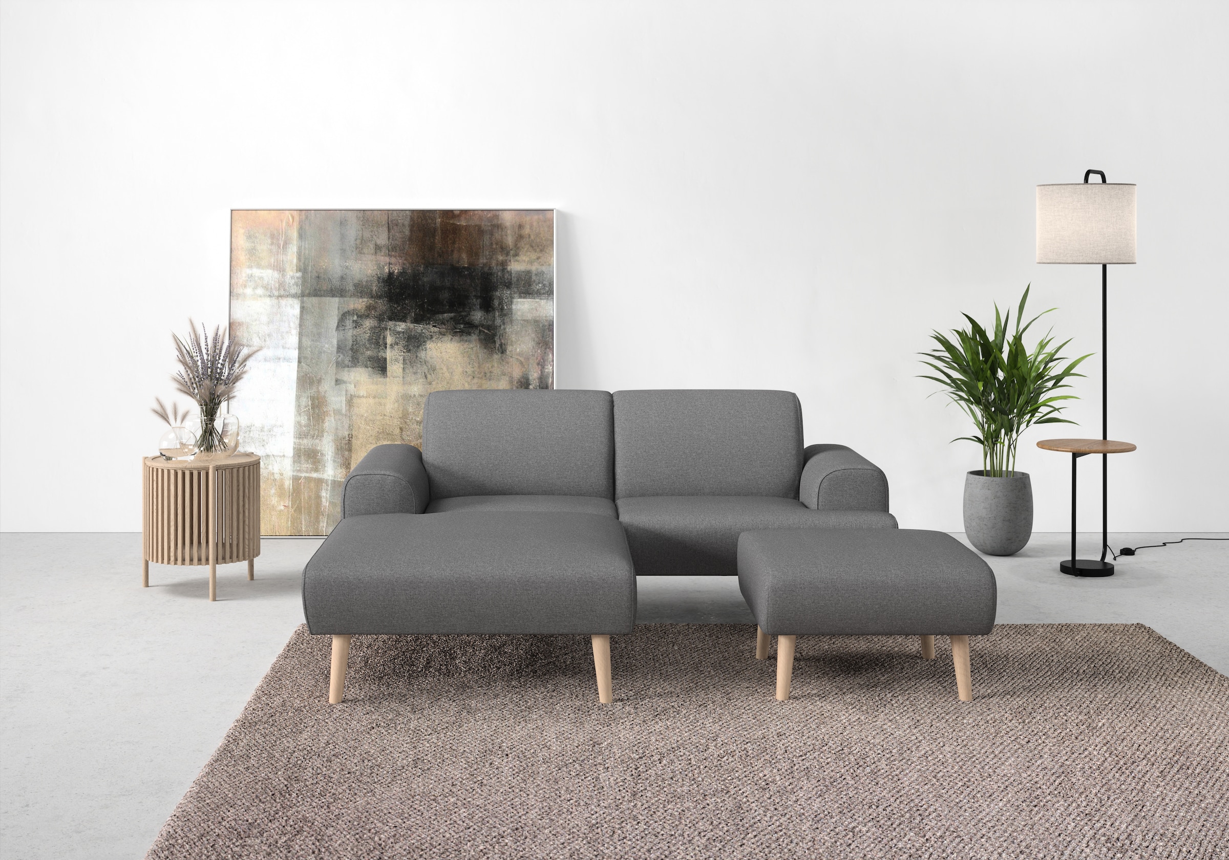 andas Polsterhocker »Swift«, passend zur Serie "Swift", B/T/H: 75/68/44 cm