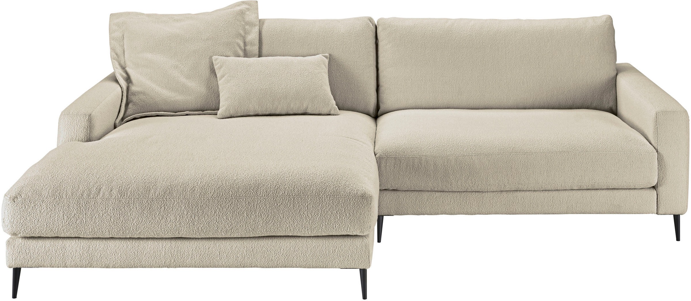 Home affaire Ecksofa »Downtown, B/T/H: 272/190/84 cm L-Form« weicher Sitzko günstig online kaufen