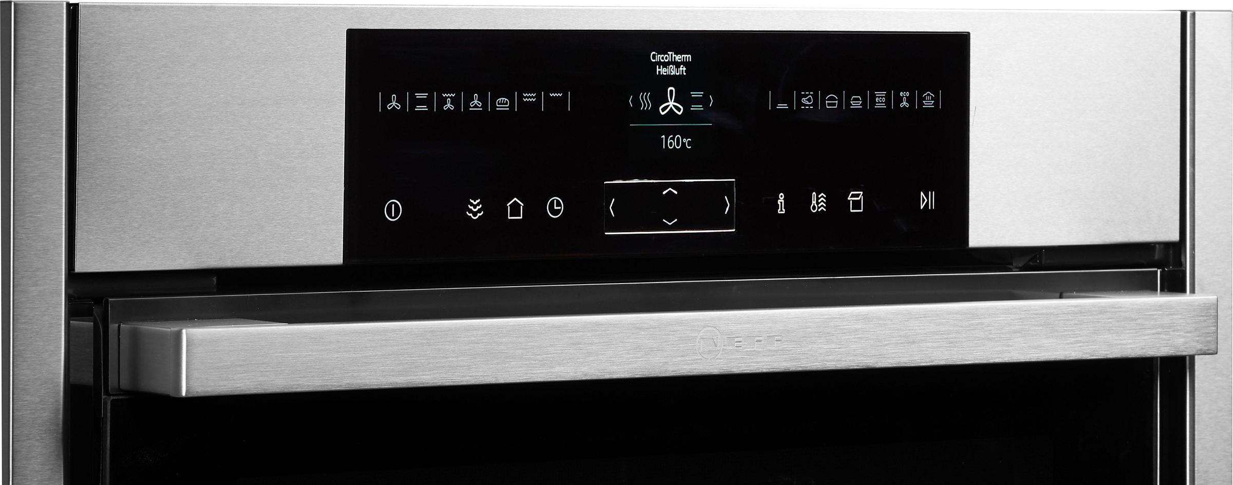 6. Bild von NEFF Dampfbackofen »B55VR22N0«, N 70, B55VR22N0, mit Teleskopauszug nachrüstbar, Pyrolyse-Selbstreinigung, mit Slide&Hide®