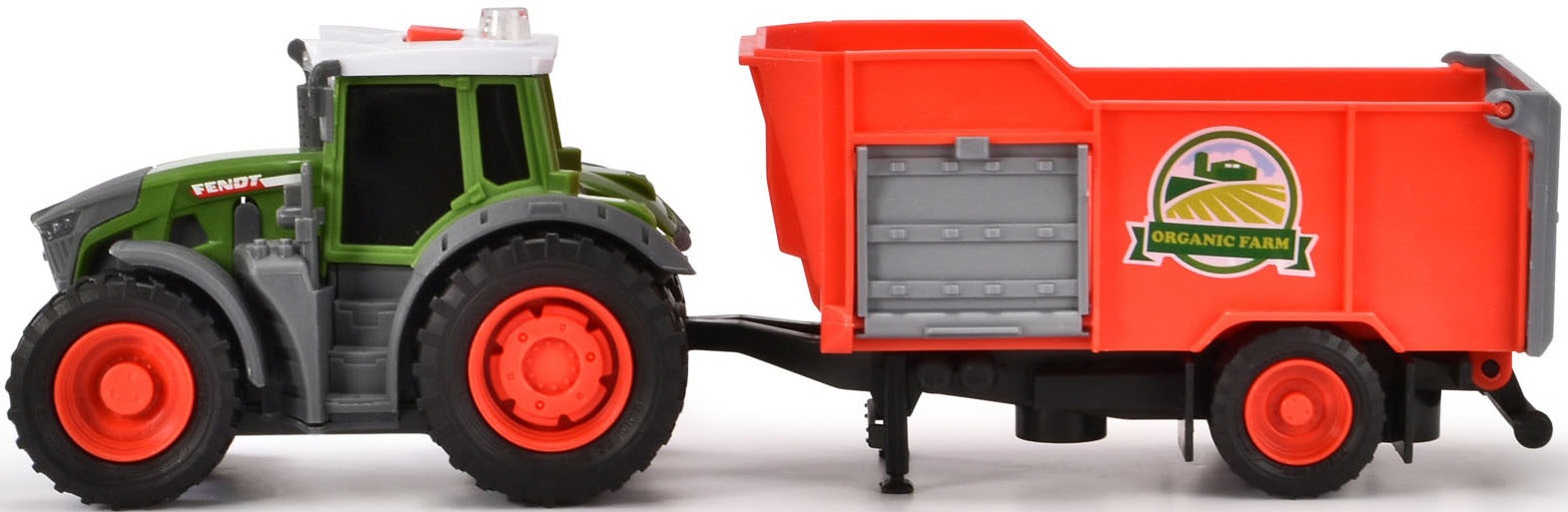 Dickie Toys Spielzeug-Traktor »Fendt mit Anhänger«, mit Licht