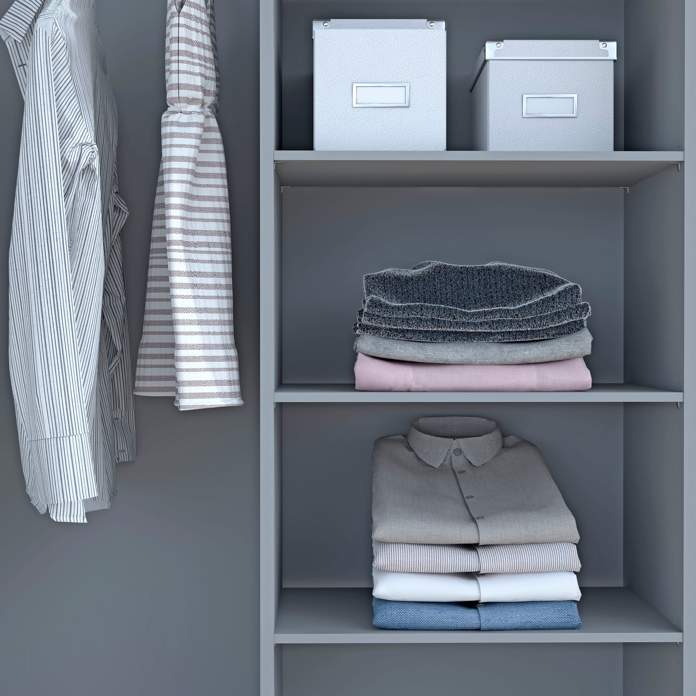 FORTE Einlegeboden Set,  3-er Set, Breite 57,7 cm