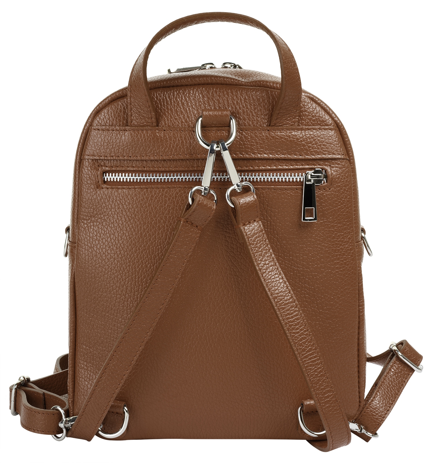 Cluty Cityrucksack, echt Leder, Made in Italy