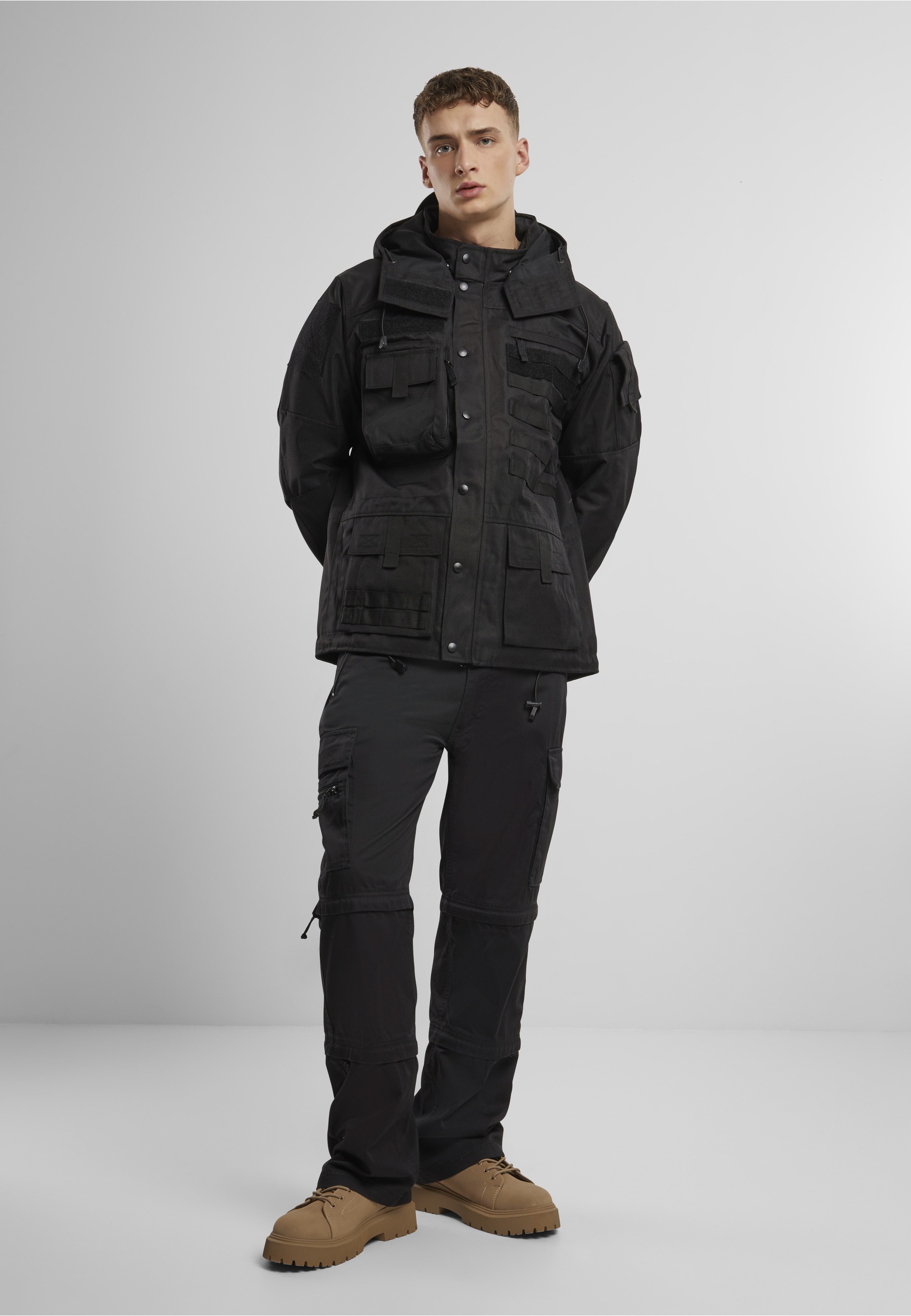 Brandit Winterjacke »Brandit Herren Performance Outdoorjacket« 1 Stk. tlg. mit Kapuze