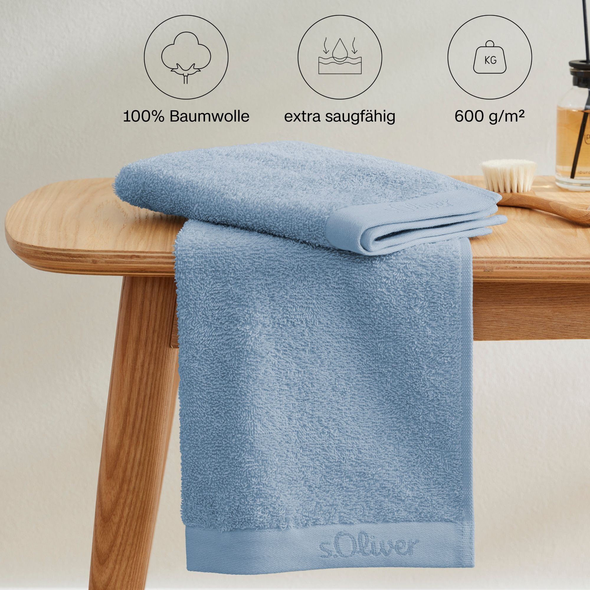 s.Oliver Handtuch Set »s.Oliver, Premium Qualität, 600 gr/m²«, (Set, 6 St., günstig online kaufen