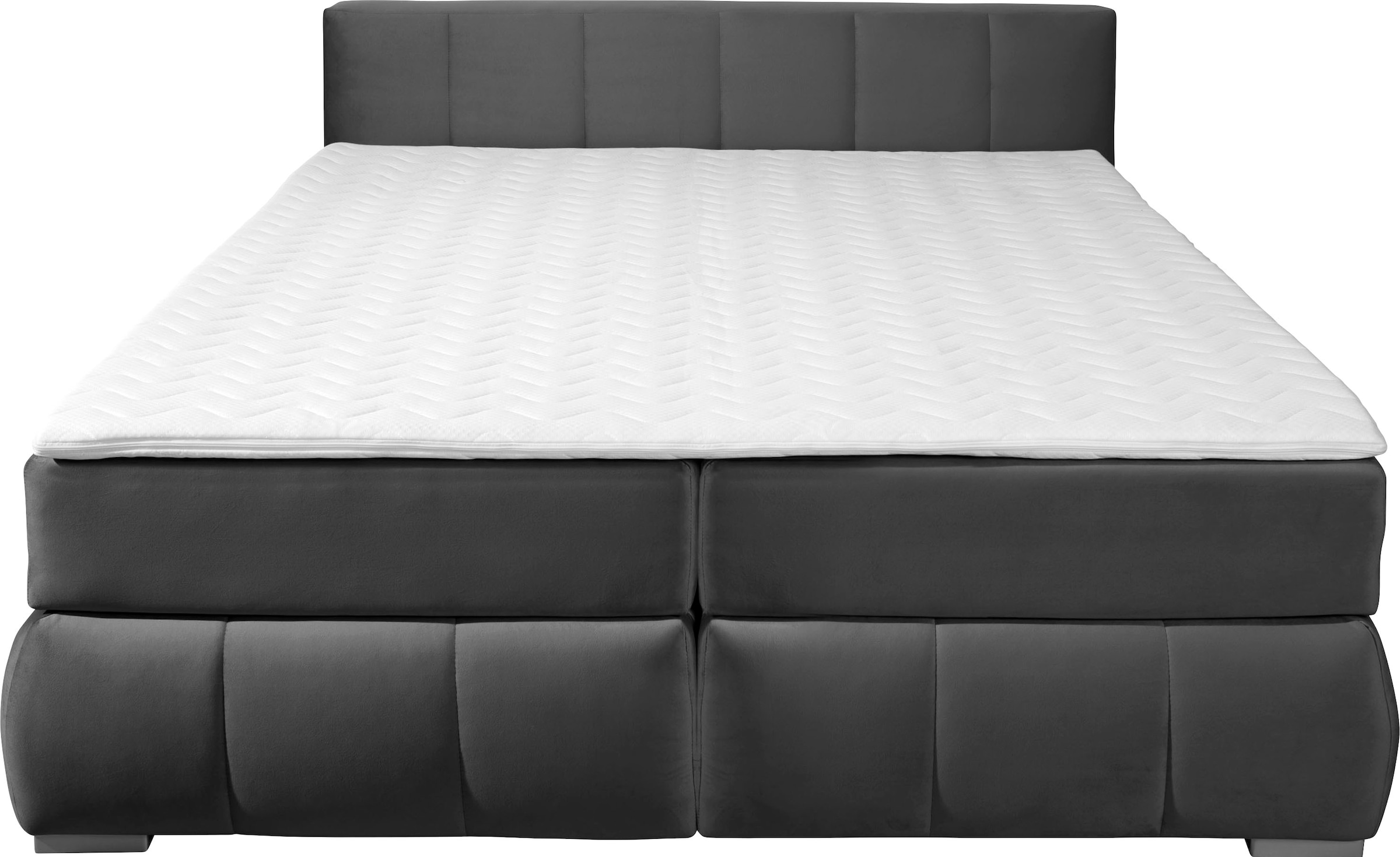 3. Bild von Guido Maria Kretschmer Home&Living Boxspringbett »Chelles«, inkl. Topper, in XXL- Überlänge 220 cm, Unterbox mit feine Wölbung