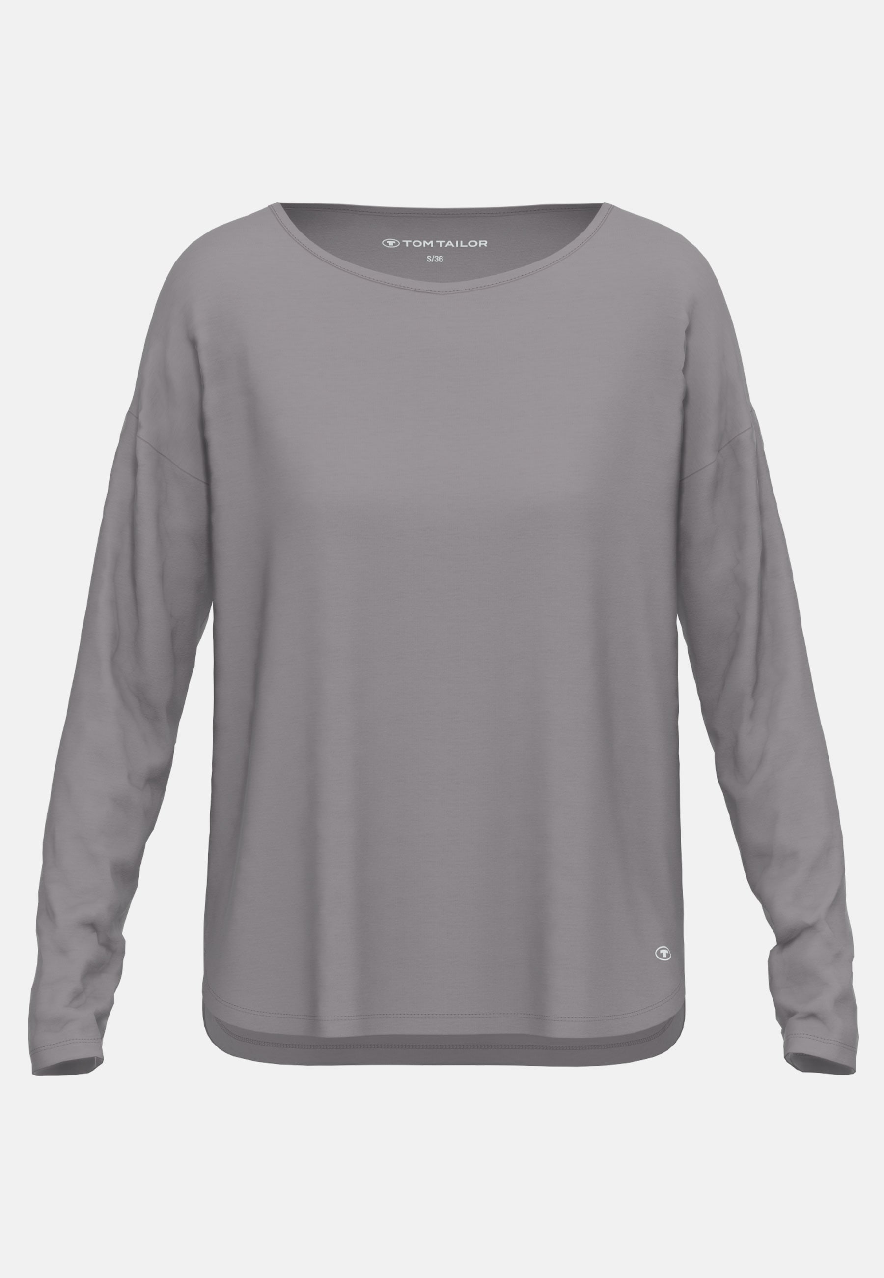 Langarmshirt, mit Basic-Schnitt und Farbe für jeden Tag