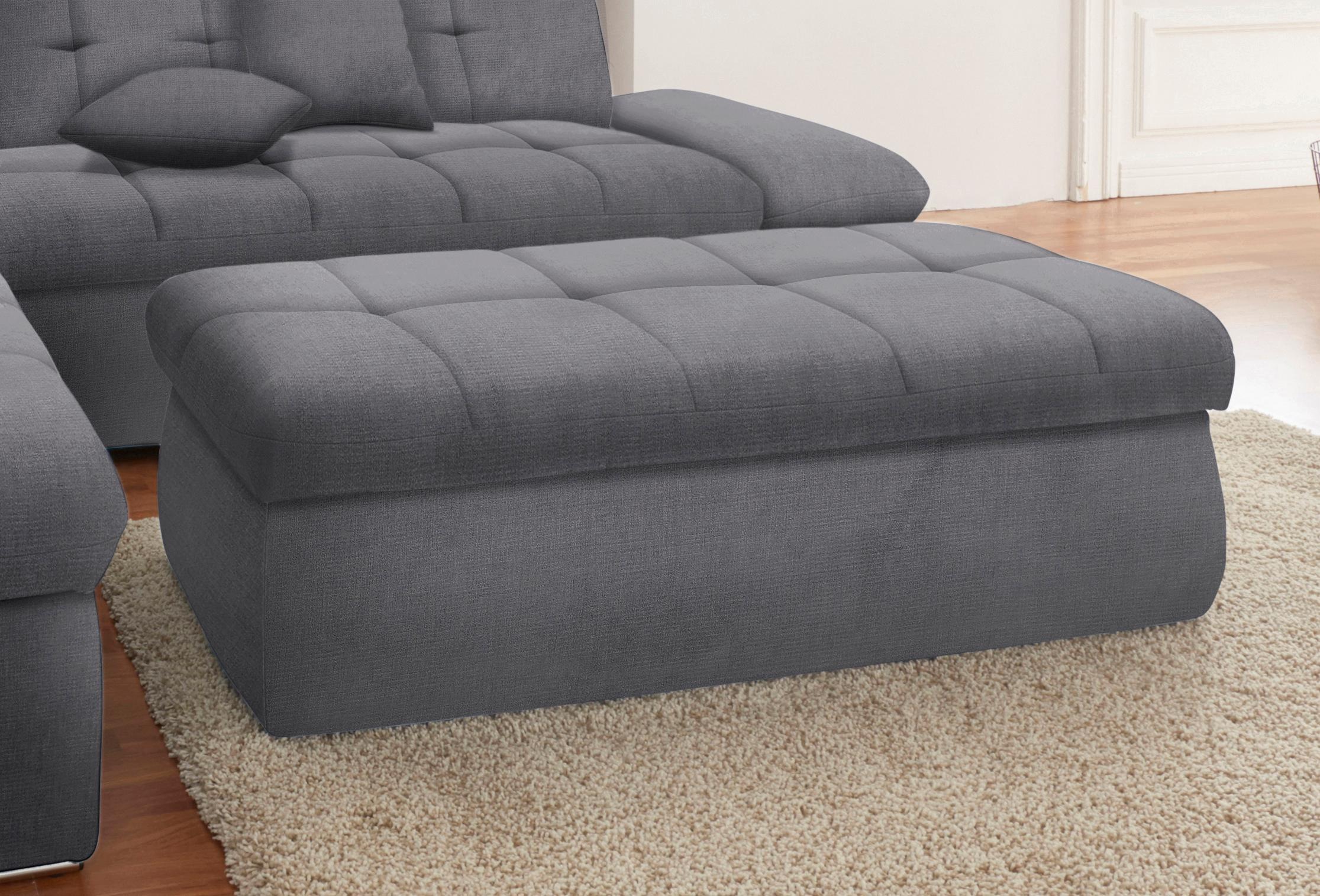 DOMO collection Hocker »NMoric«, mit Stauraumfach, auch in Cord