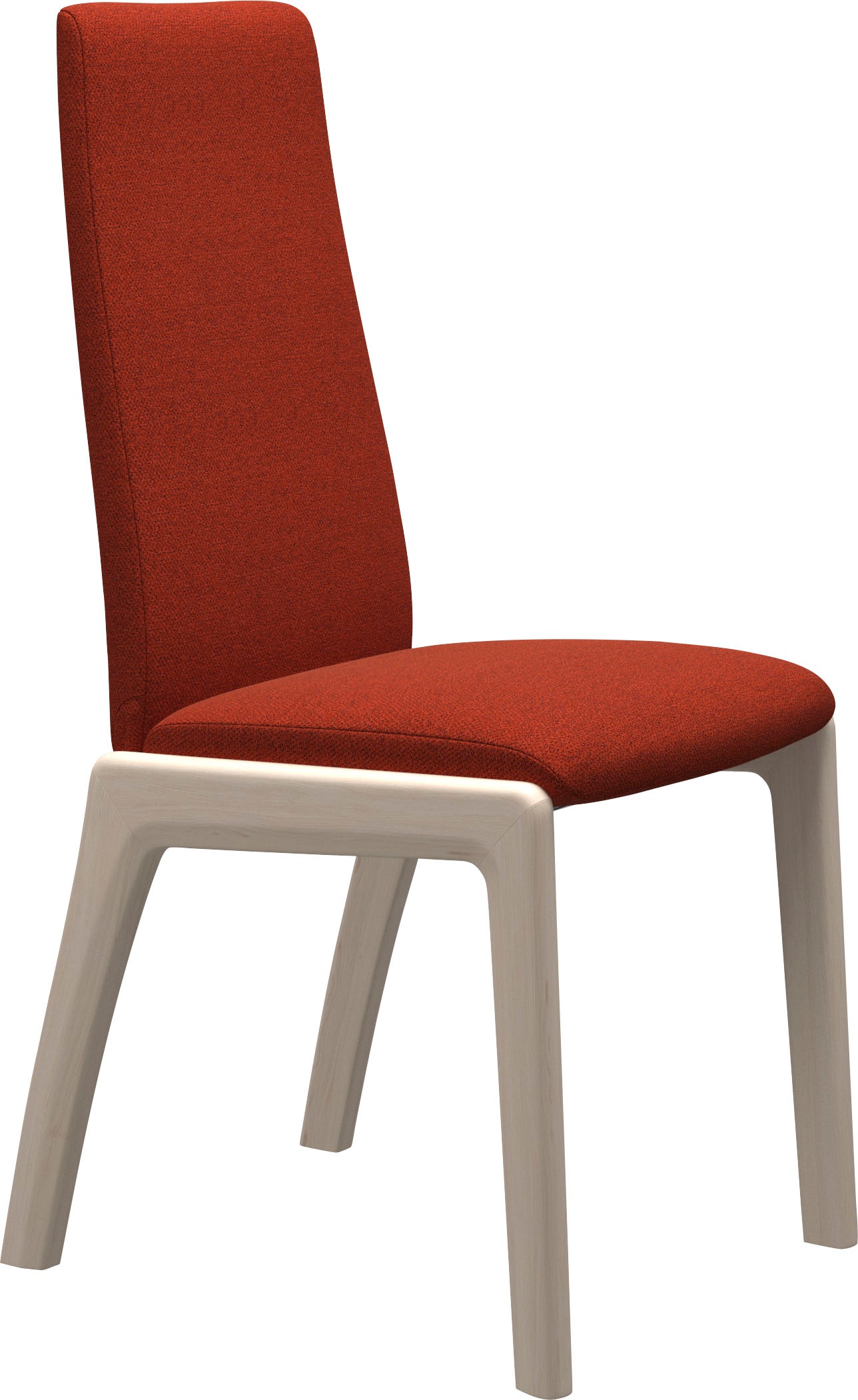 Stressless® Polsterstuhl »Laurel«, ROHLEDER Stoff Q2 FARON, High Back, Größe M, mit abgerundeten Beinen in Eiche gekalkt