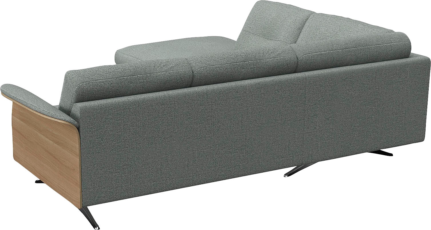FLEXLUX Ecksofa »Glow, super bequem durch hochwertigem Sitzaufbau mit Federkern, L-Form« Modernes skandinavisches Design