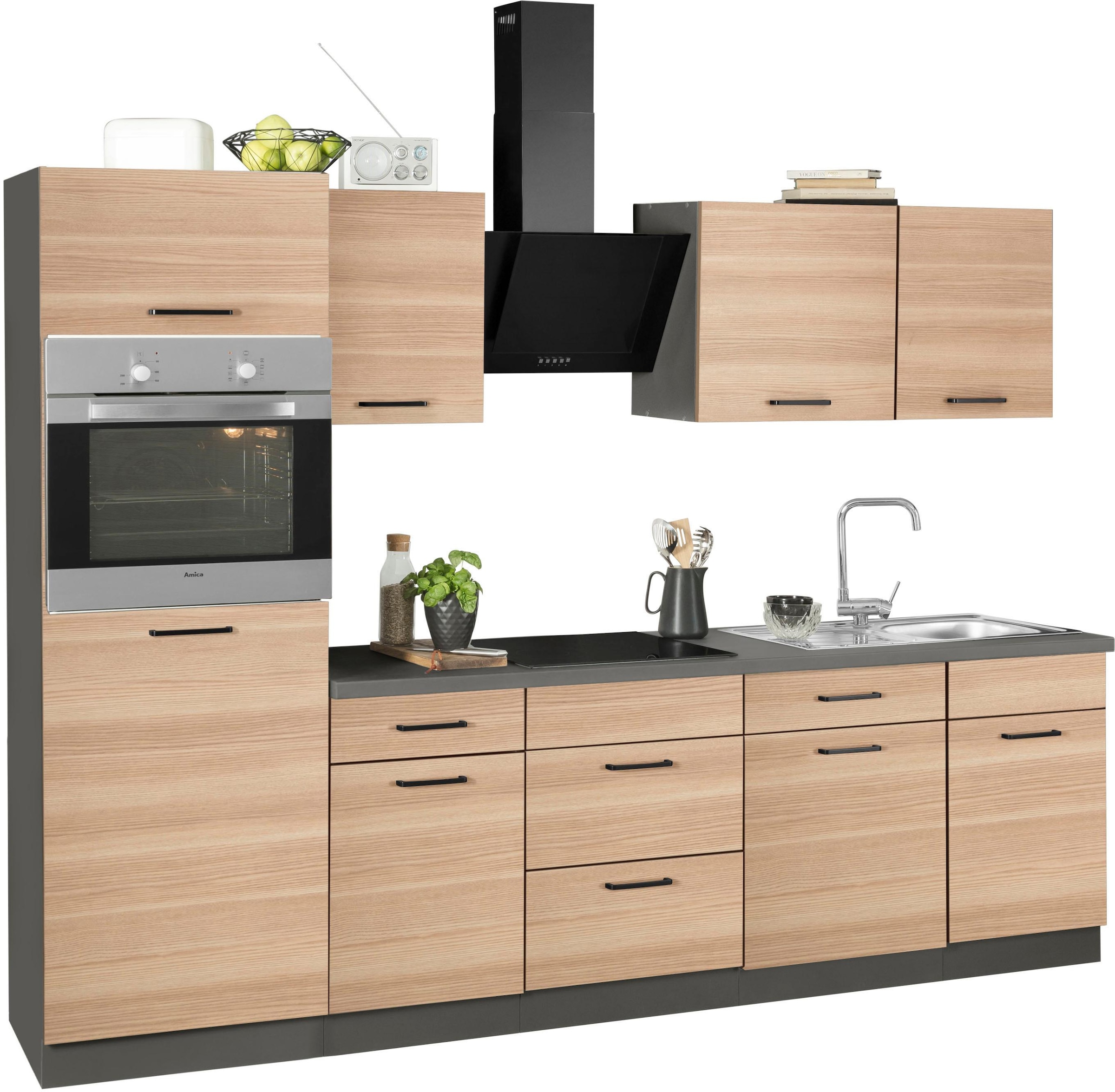 wiho Küchen Küchenzeile »Esbo«, ohne E-Geräte, Breite 280 cm online  bestellen