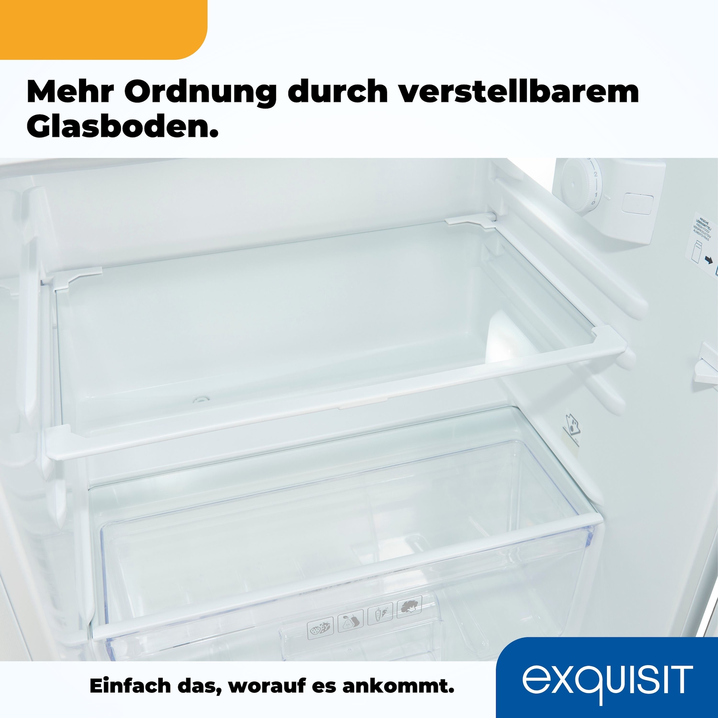 exquisit Einbaukühlschrank »EKS131-4-E-040D«