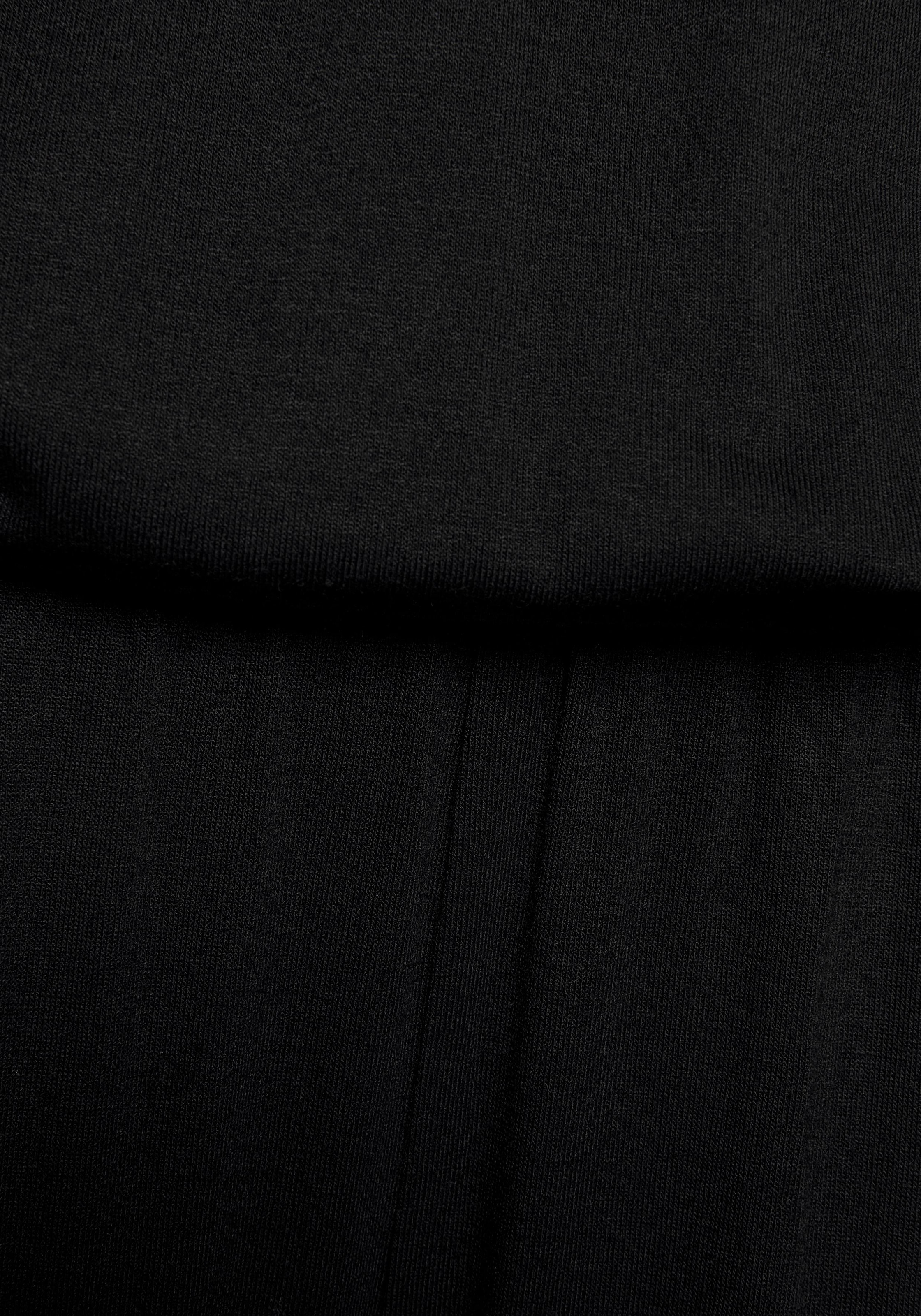 LASCANA 7/8-Overall mit V-Ausschnitt, kurzärmliger Jumpsuit, Basic