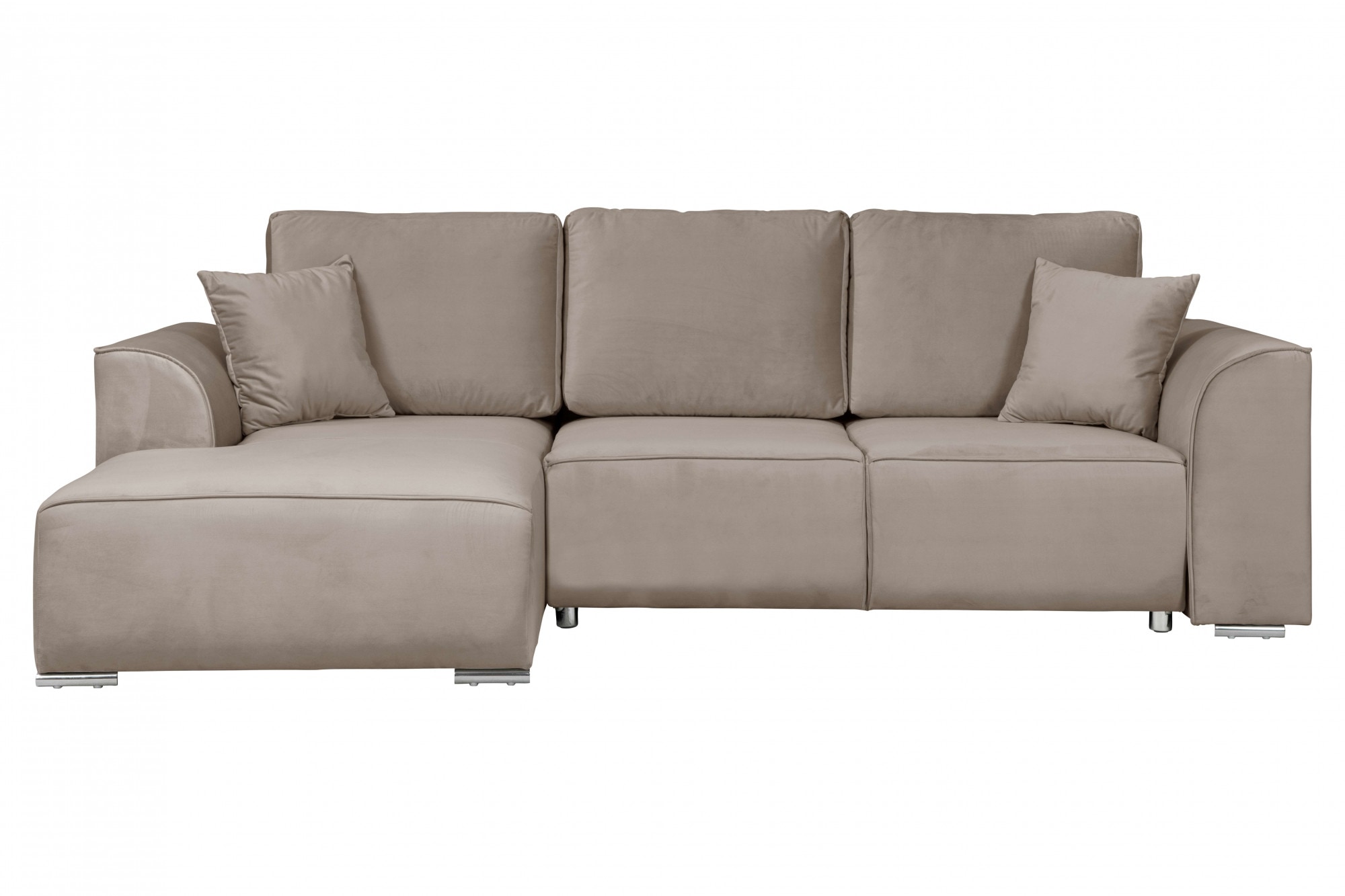 INOSIGN Ecksofa »BEATRICE optionale Schlafsofa mit Bettkasten, B/T/H: 265/170/86 cm«, L-Form, wahlweise auch mit Bettfunktion und Bettkasten