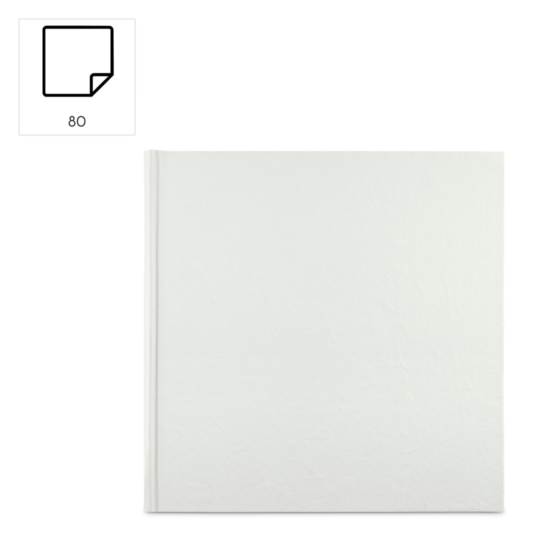 Hama Fotoalbum »Fotoalbum Jumbo Album Bildformat 30x30 cm, 80 weiße Seiten, Bilderbuch«, Zum Selber Einkleben, Selbstgestalten, elegantes Design