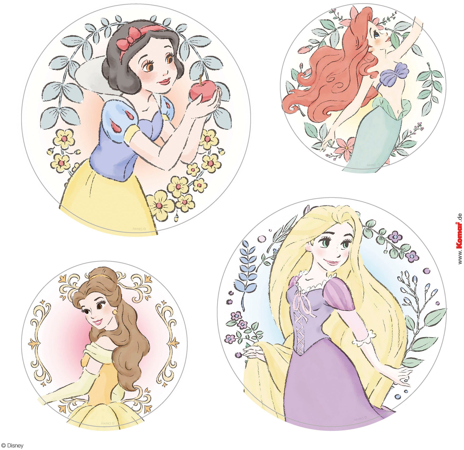 Komar Fensterbild »Princess Kindness« Fenstersticker, selbsthaftend