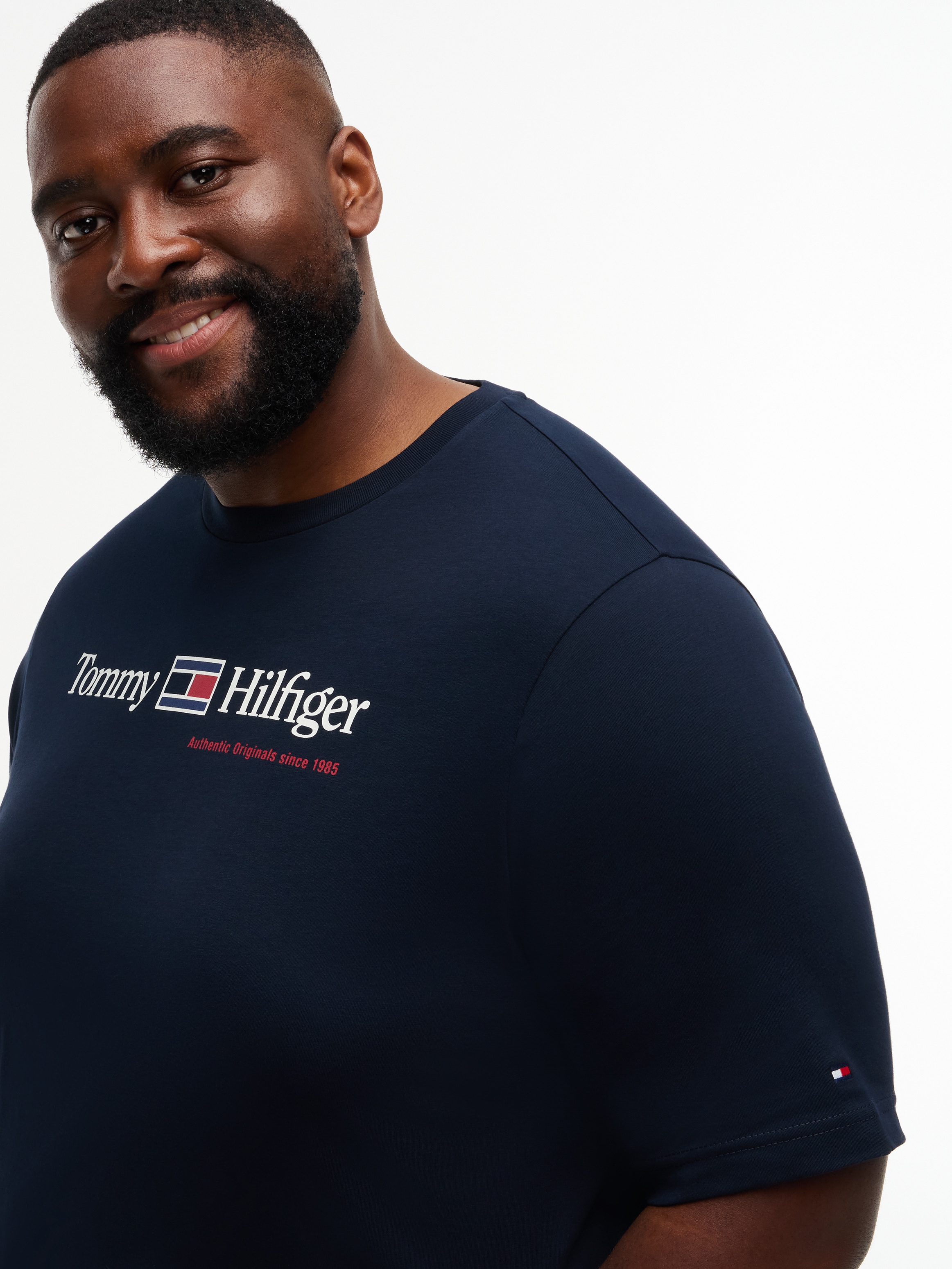 Tommy Hilfiger Big & Tall T-Shirt »BT-BRAND LOVE RWB GRAPHIC« Große Größen