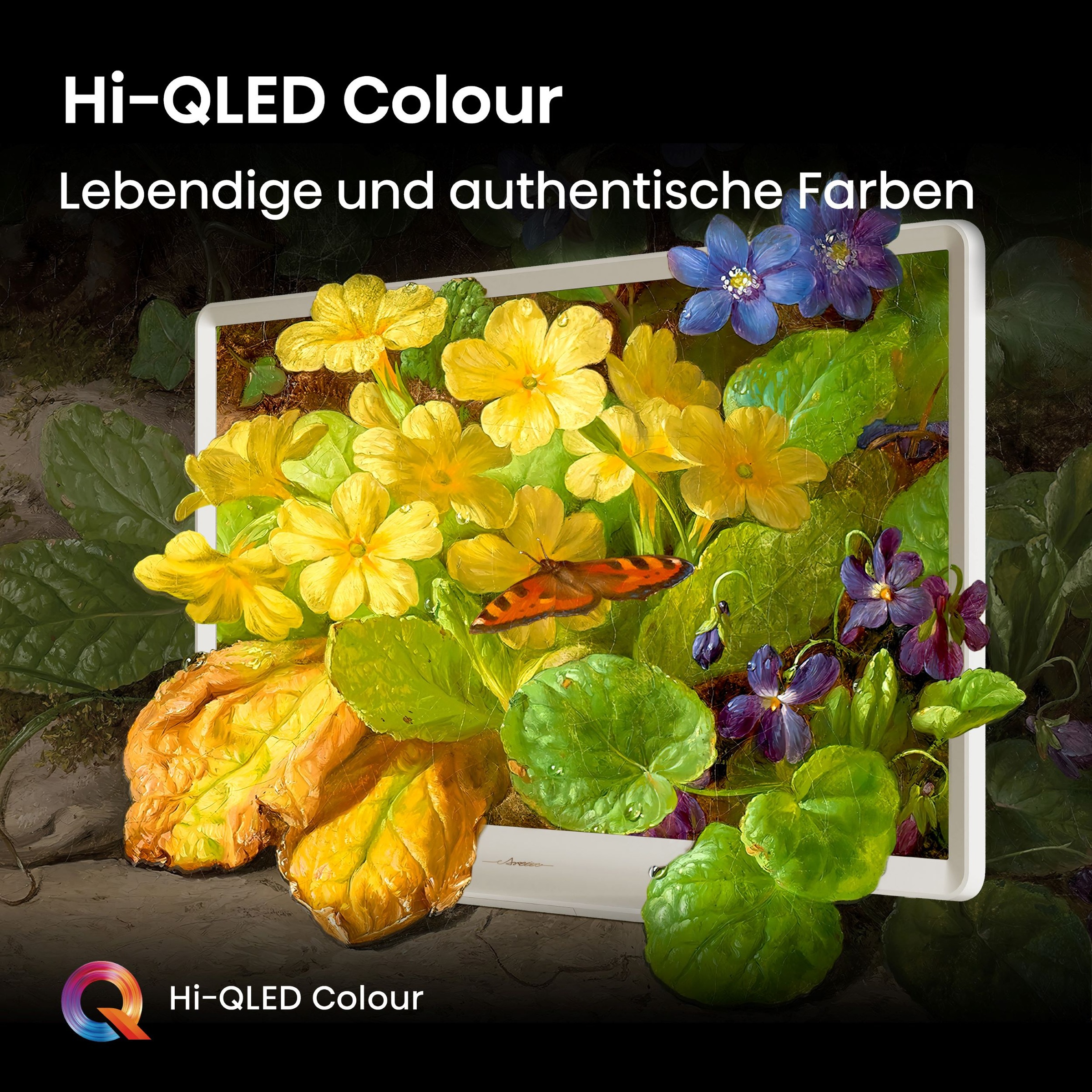 Hisense QLED-Fernseher »32S5Q« 80 cm/32 ″ Full HD Smart-TV 2K FHD Deco TV