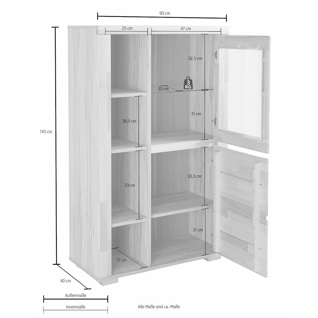 Woltra Stauraumvitrine »Denis«