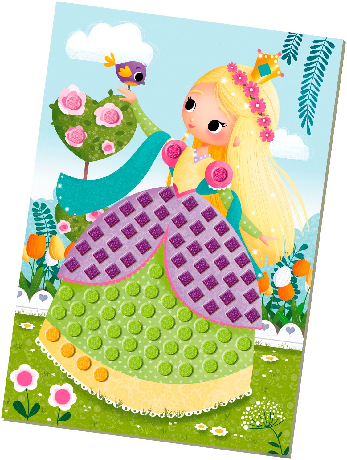 Ravensburger Kreativset »BeCreative Midi, Bastelset DIY Mosaik Prinzessinnen«, Made in Europe