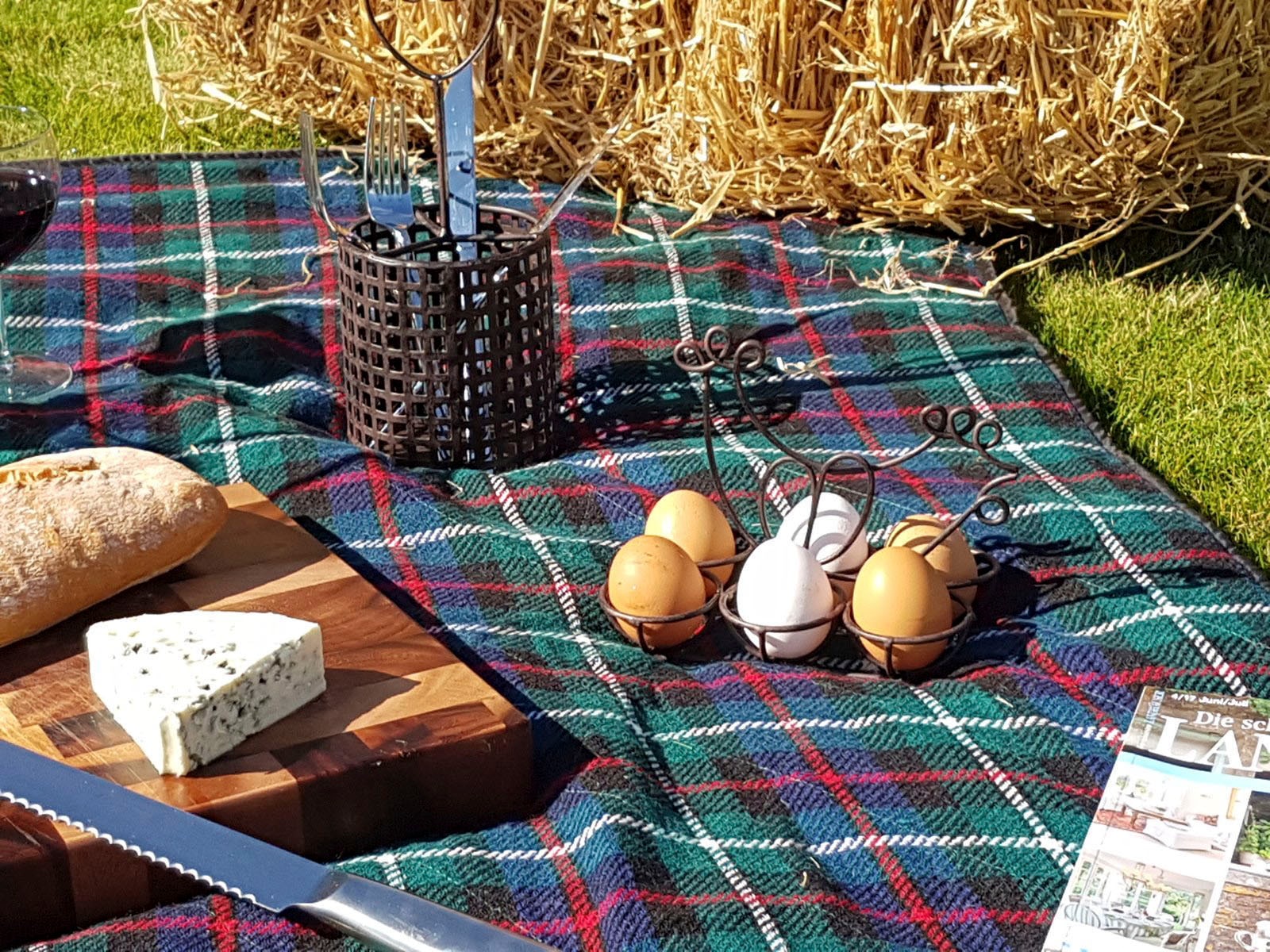 Ambiente Haus Dose »Eihalterung aus Eisen in Antikbraun«