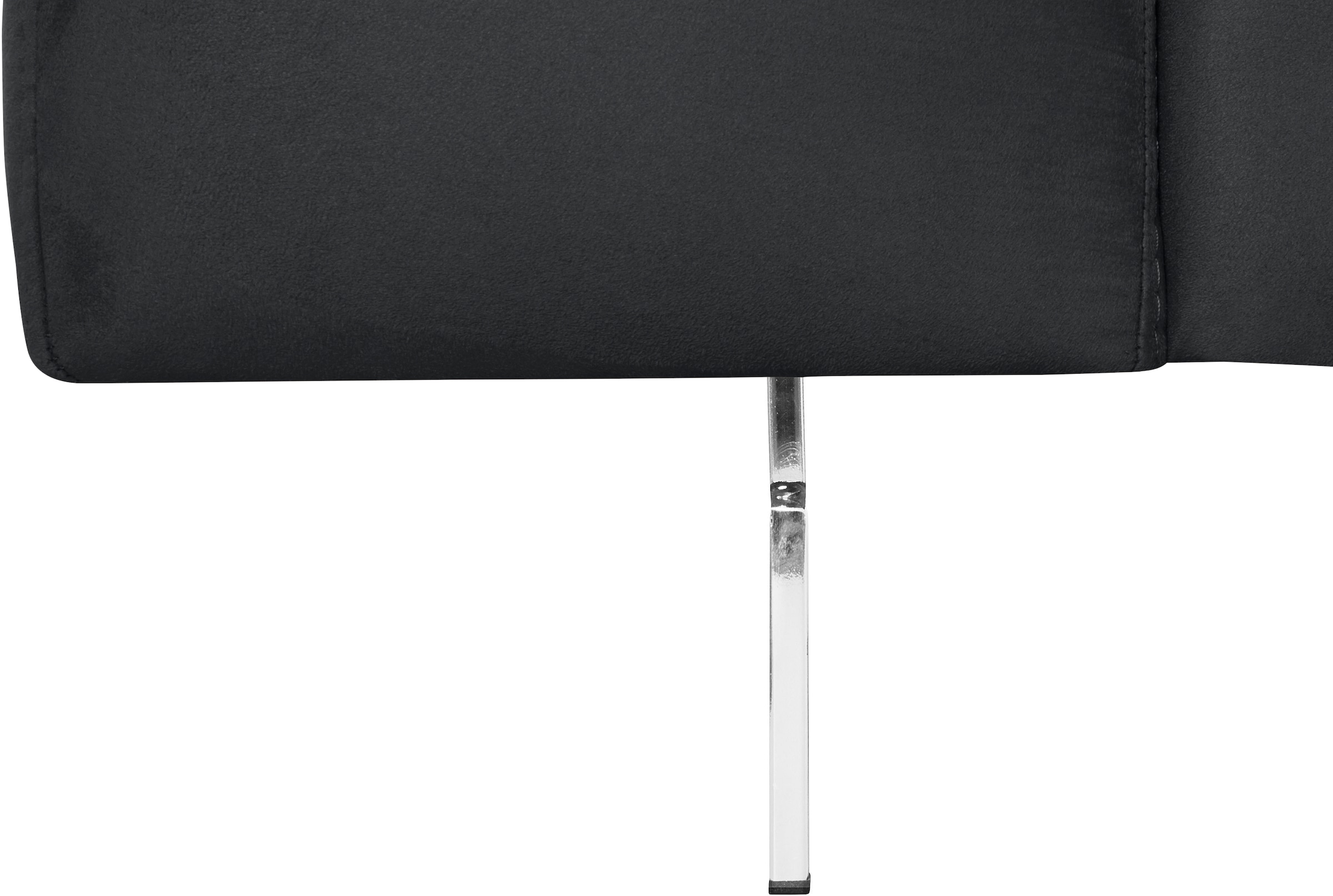 COTTA 3-Sitzer »Chef«, Big-Sofa mit Kopfteilverstellung, edle Metallkufen