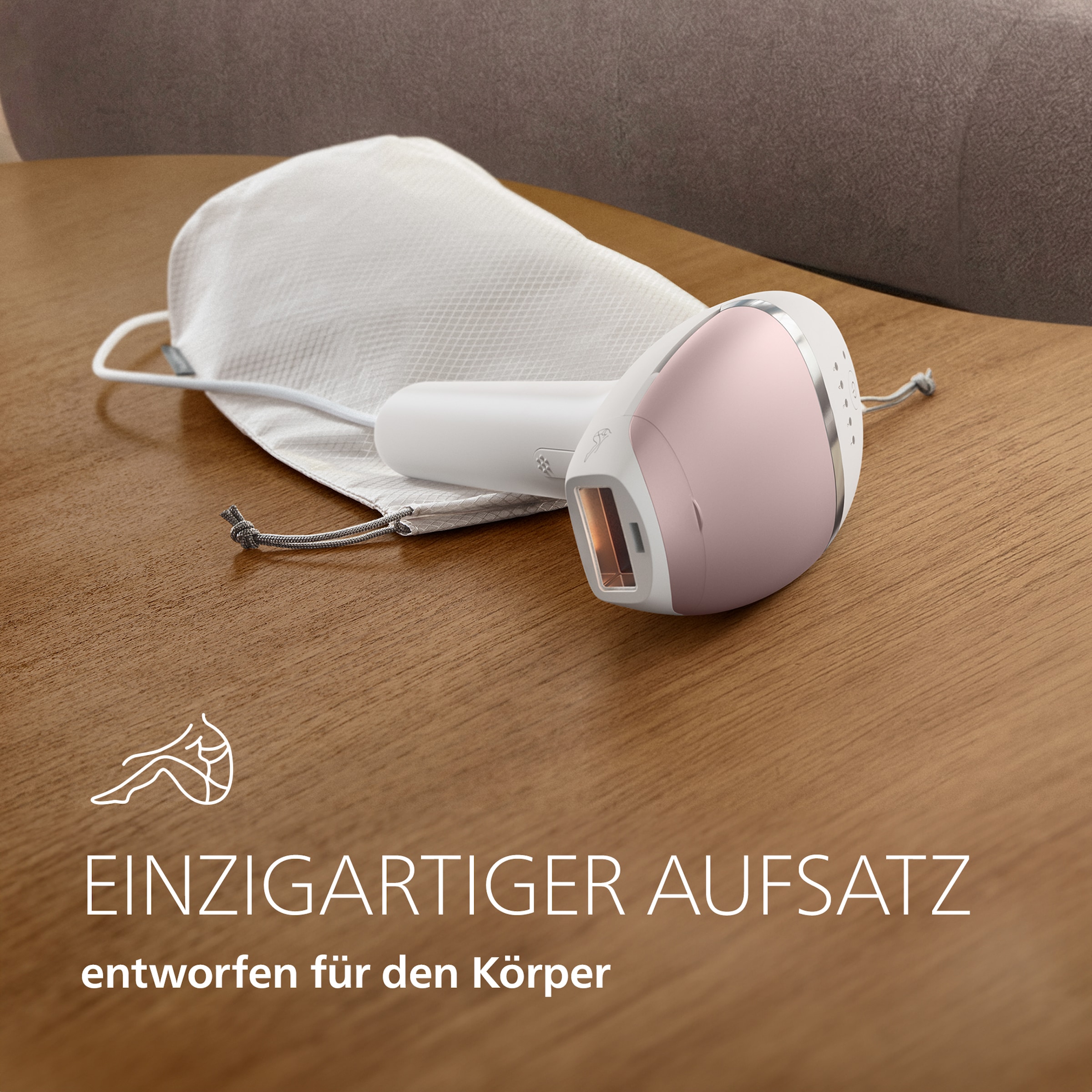 Philips IPL-Haarentferner »Das Philips Lumea Series 7000 BRI930/00« 1 Aufsatz (Körper)