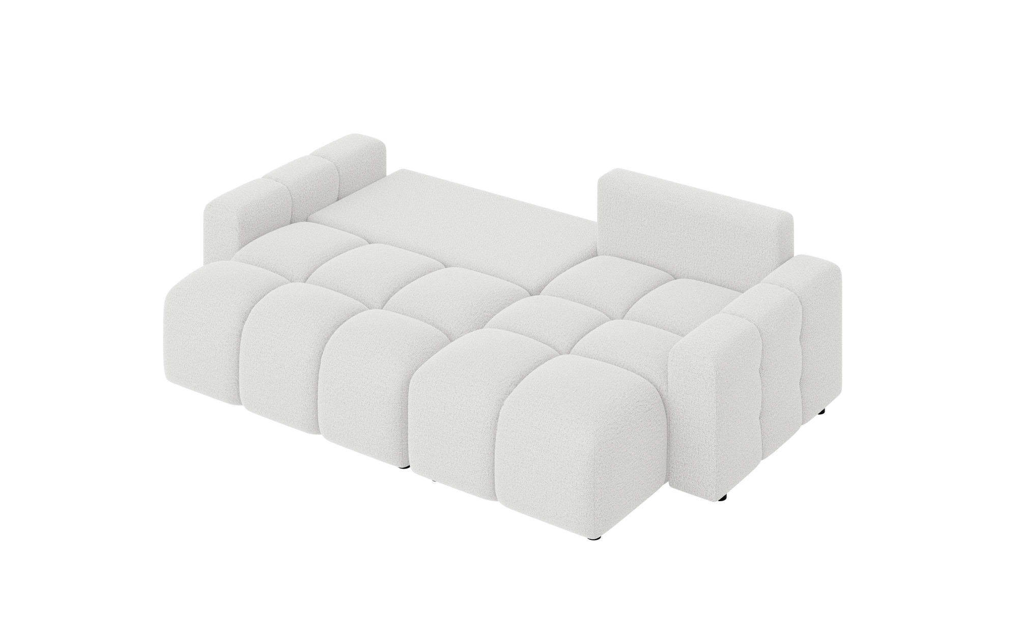 Home affaire Ecksofa »FELICI, Schlafsofa 233cm, L-Form mit Recamiere beidseitig montierbar« Designsofa mit Bettfunktion und Bettkasten, Maße B/T/H: 233/142/88 cm