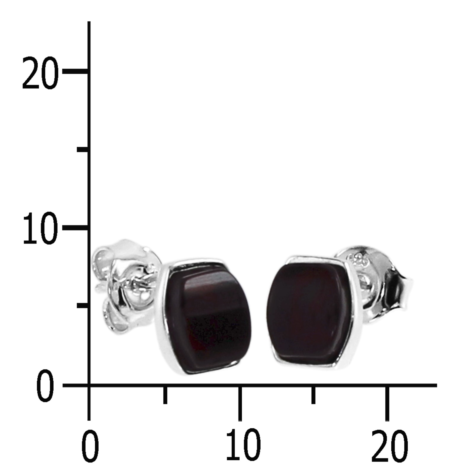 OSTSEE-SCHMUCK Paar Ohrstecker »Ostsee-Schmuck Ohrstecker Mandy Ohrstecker Mandy«, (2 tlg.)