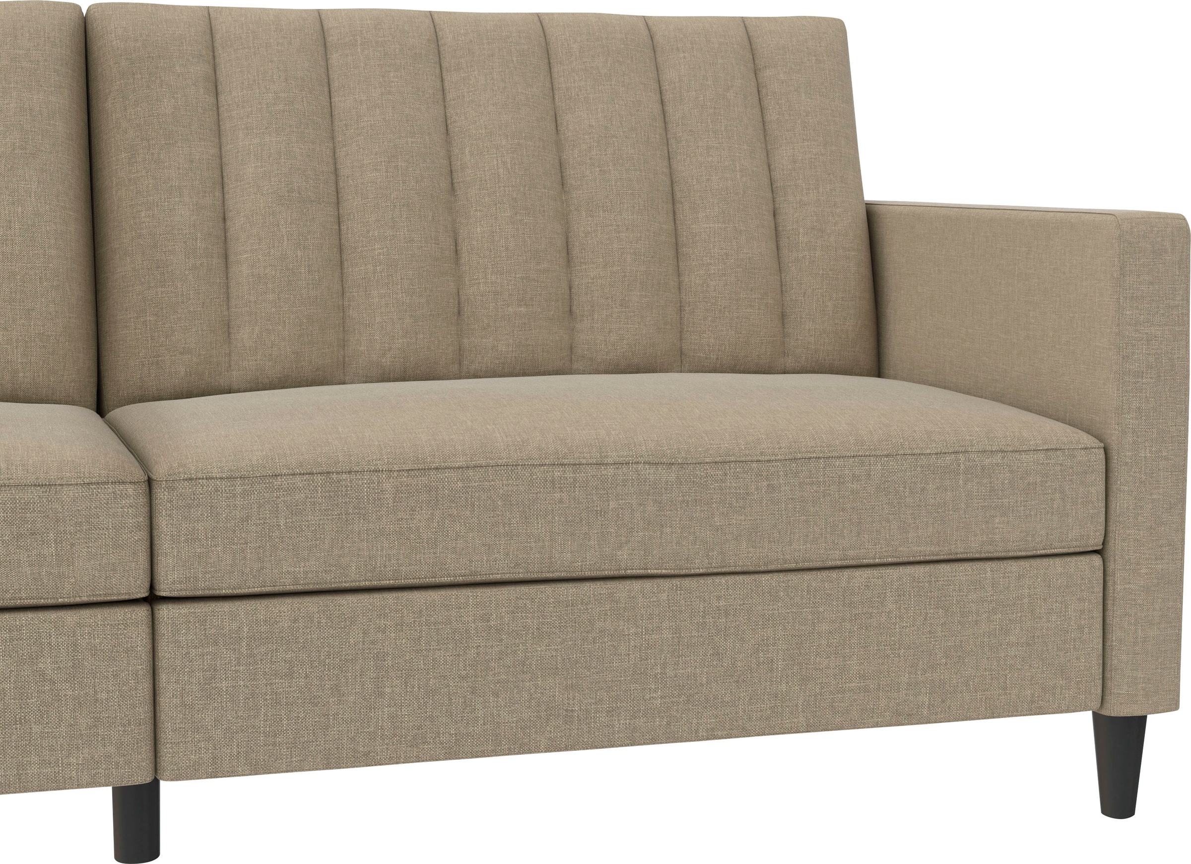Dorel Home 3-Sitzer »Celine«, Rückenlehne 2-teilig und 3-fach verstellbar, Sitzhöhe 43 cm