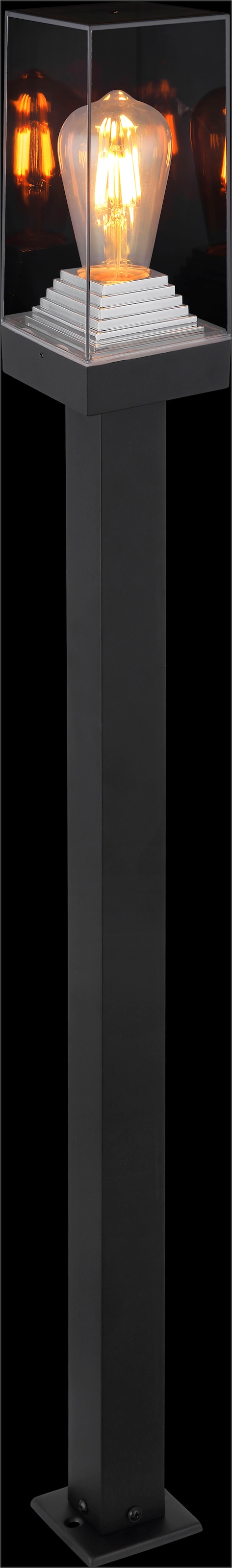 GLOBO LIGHTING Außen-Stehlampe »GABBA« E27 1 Stk. Außenleuchte für Garten & Terrasse modern