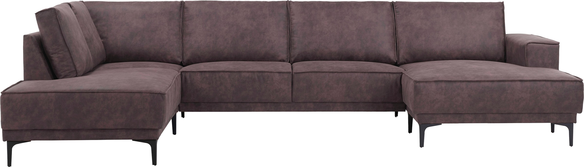 OTTO home Wohnlandschaft »XXL Sofa Oland, Struktur, Flachgewebe, Luxus-Micr günstig online kaufen