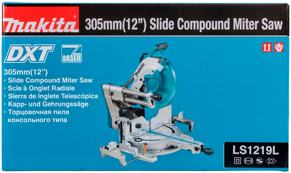 Makita Kapp- und Gehrungssäge »LS1219L«, (Set), 305 mm