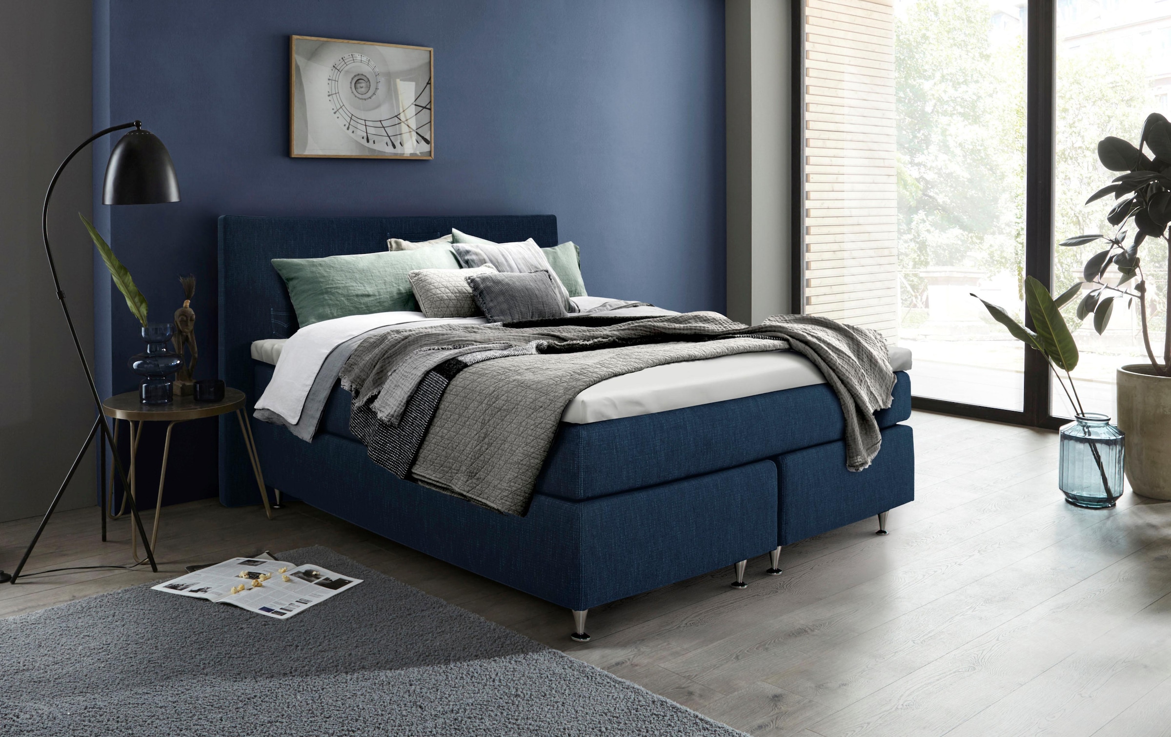 Home affaire Boxspringbett »Zahara« inkl. Topper, besonderes Highlight: auf günstig online kaufen