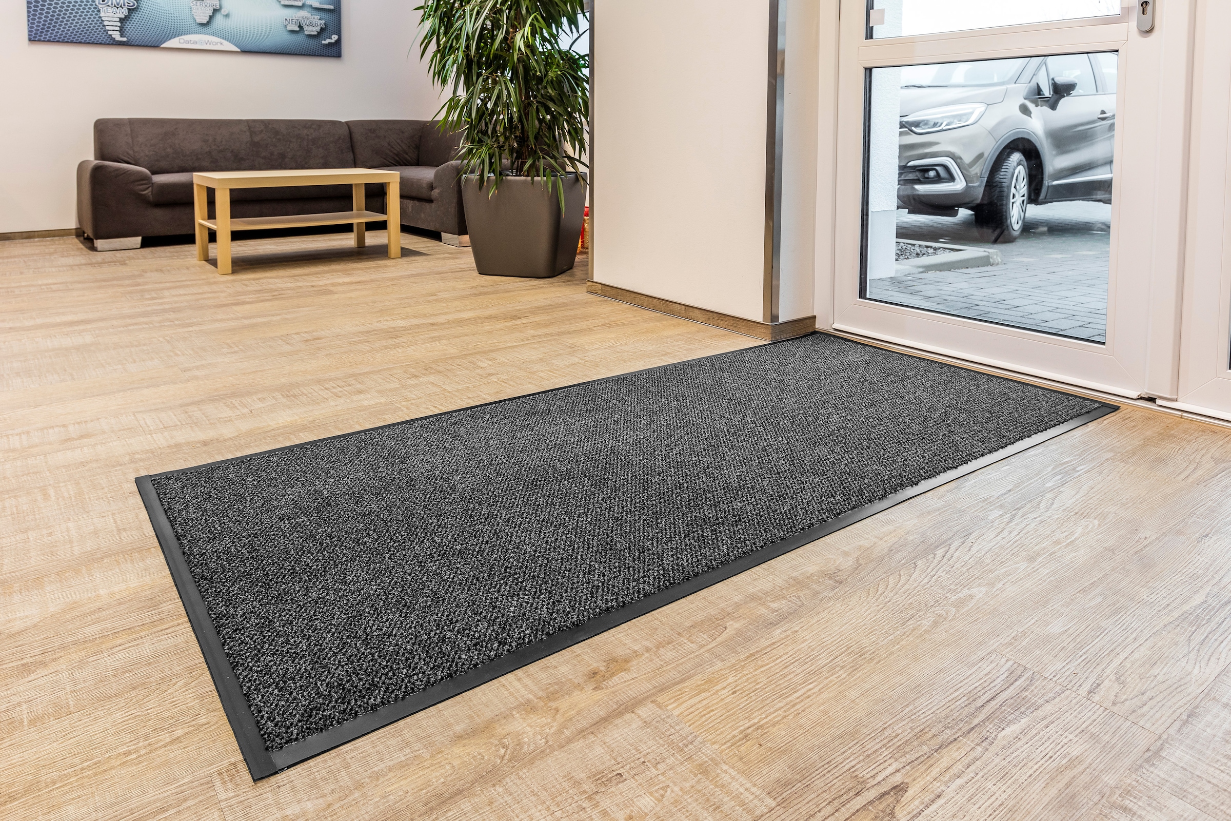 ASTRA Fußmatte »Graphit 635« rechteckig 8 mm Höhe Schmutzfangmatte, In -und Outdoor geeignet