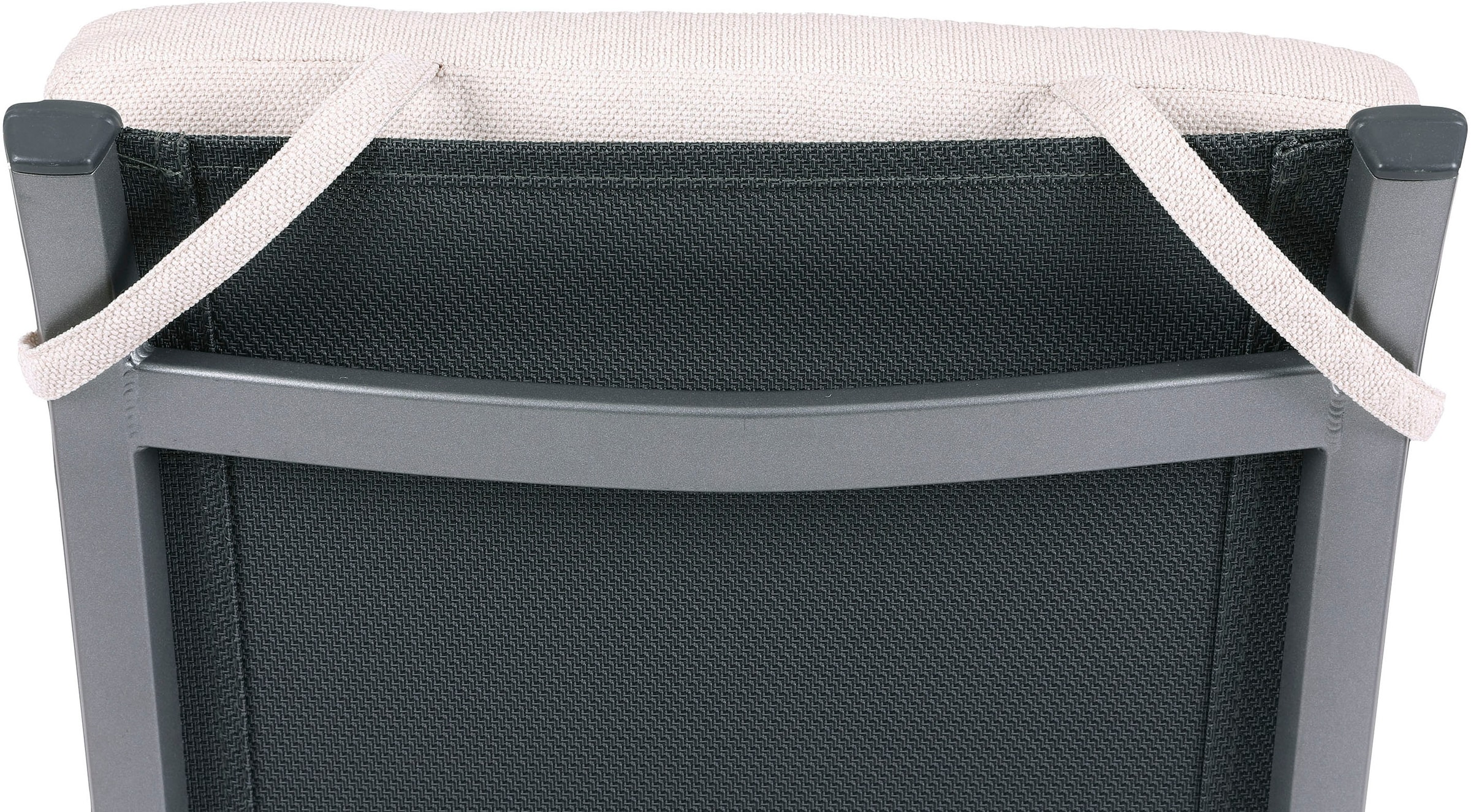 GO-DE Liegenauflage Uni Bouclé natur - Maße BxLxH ca.: 59 cm x 194 cm x 7 cm