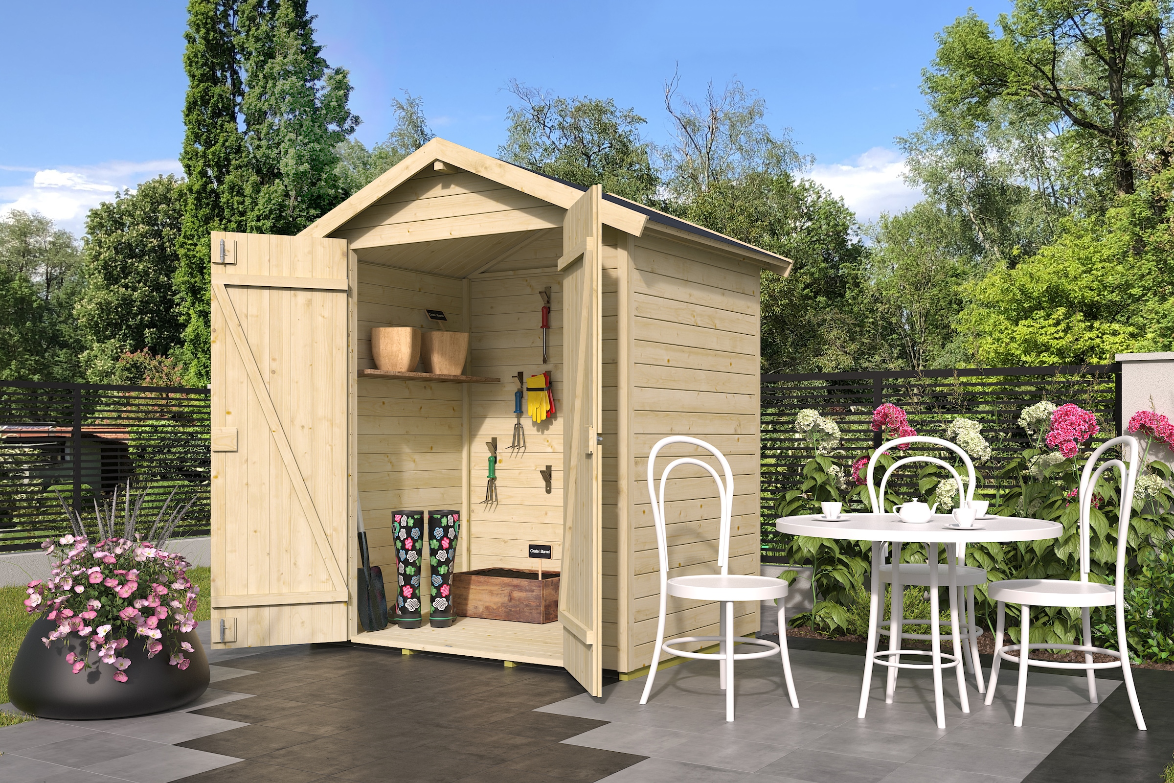 Nordic Holz Gartenhaus »Elementhaus KENT 2.1«