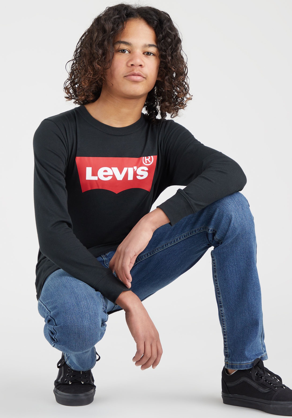 Levi's® Kids Langarmshirt »L/S BATWING TEE«, for BOYS