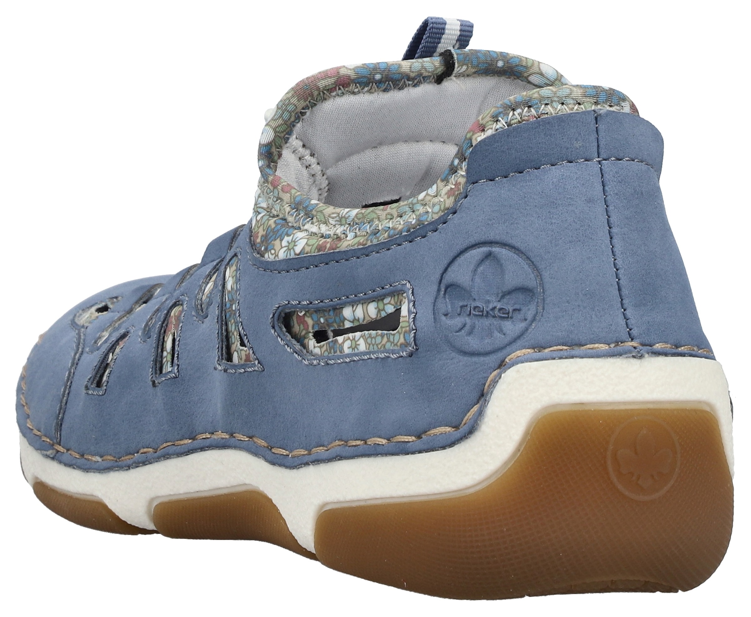 Rieker Slip-On Sneaker  Barfußschuh, Halbschuh, Slipper mit Schnellverschluss