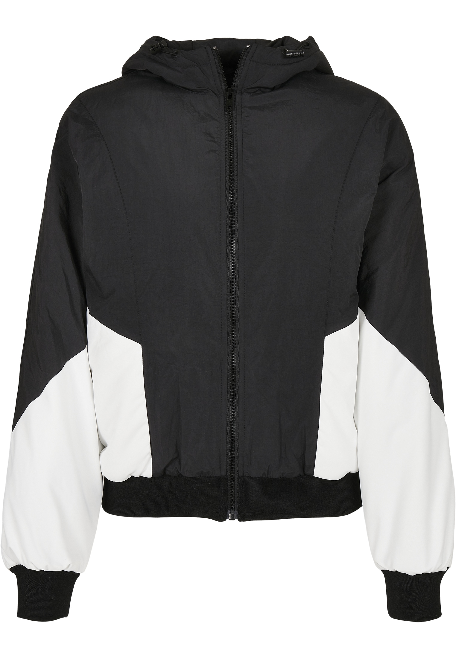 URBAN CLASSICS Allwetterjacke »Urban Classics Frauen Ladies Padded 2-Tone Batwing Jacket« 1 Stk. tlg. mit Kapuze