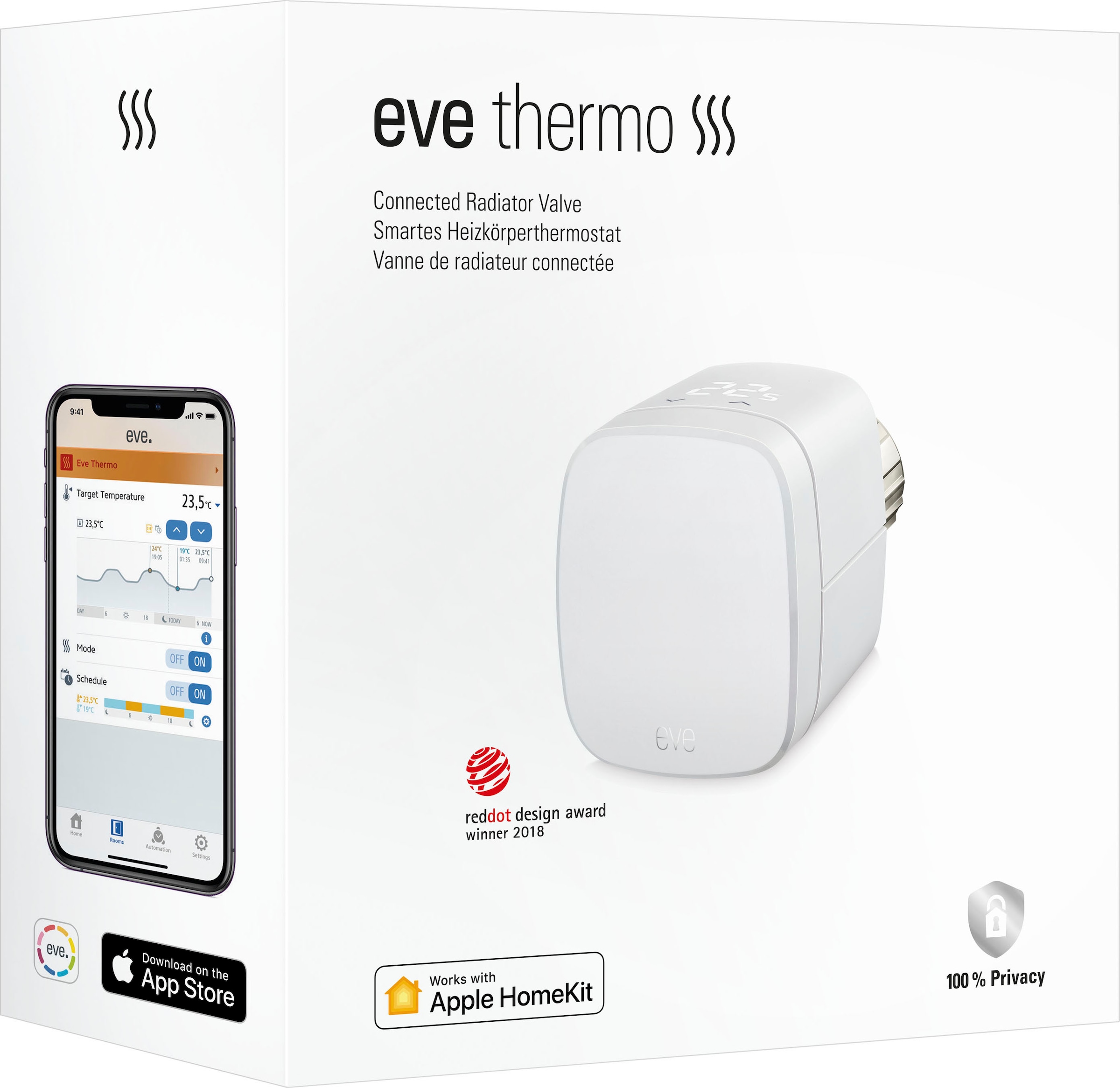 EVE Heizkörperthermostat »Thermo 2020«