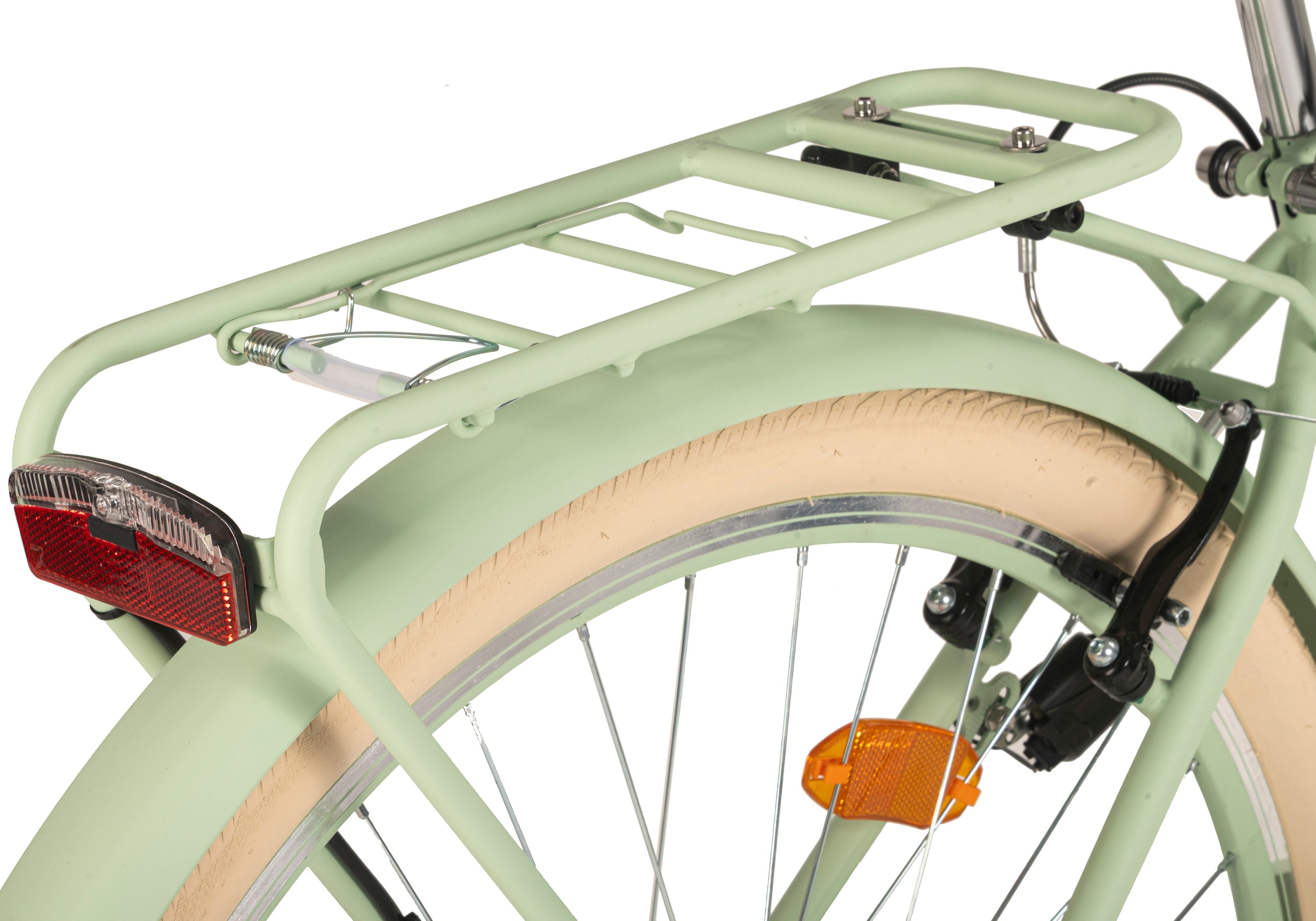 Dacapo Cityrad »Balloon Damenrad 28'' grün 6 Gänge 48 cm«, 6 Gang, Shimano, Tourney Schaltwerk, Kettenschaltung