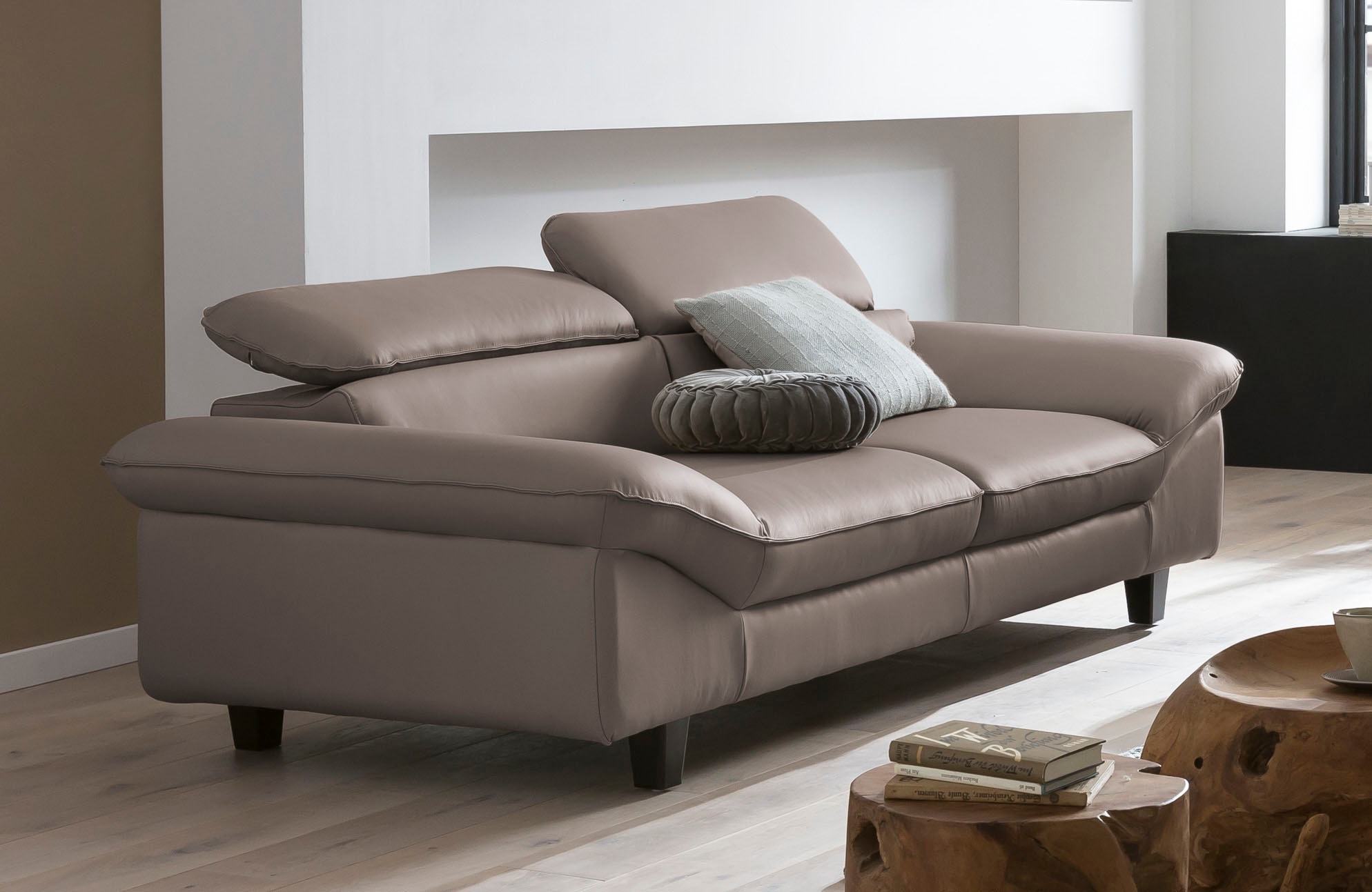 Home affaire 2-Sitzer »Pilot«, Big-Sofa mit Kopfteilverstellung