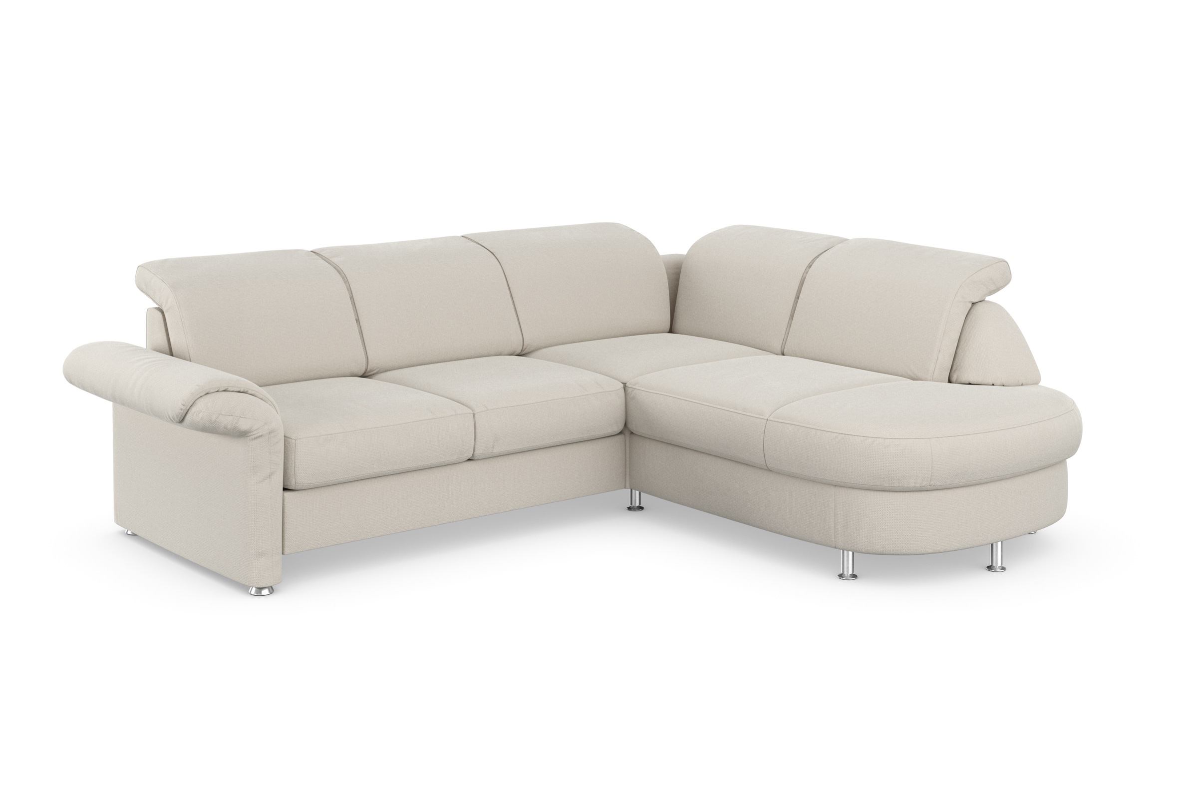 sit&more Ecksofa »Apulia L-Form«, wahlweise Bettfunktion, Bettkasten und Kopf- und Armteilverstellung
