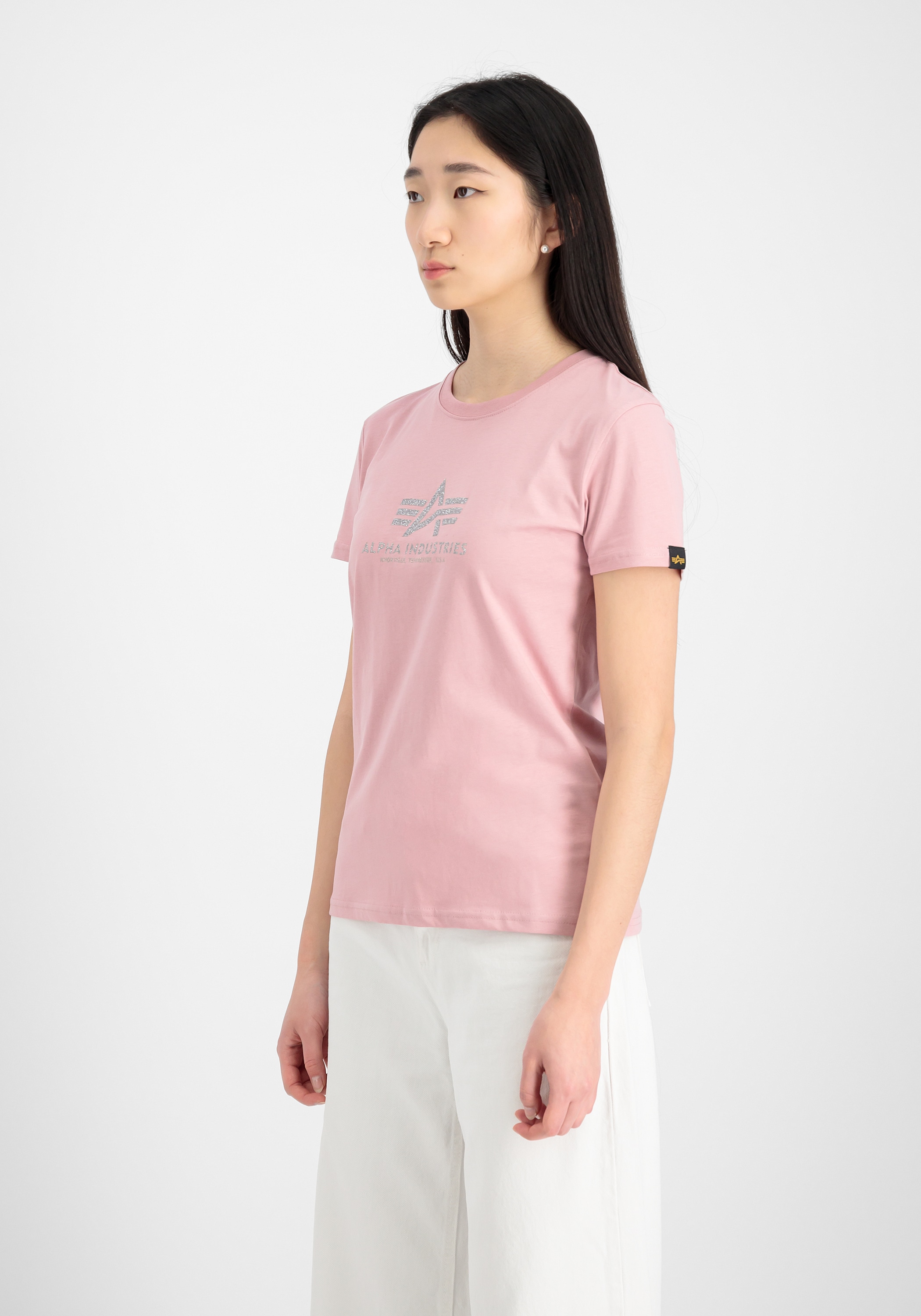 Alpha Industries T-Shirt »Alpha Industries Women - T-Shirts New Basic T Glitter Women«