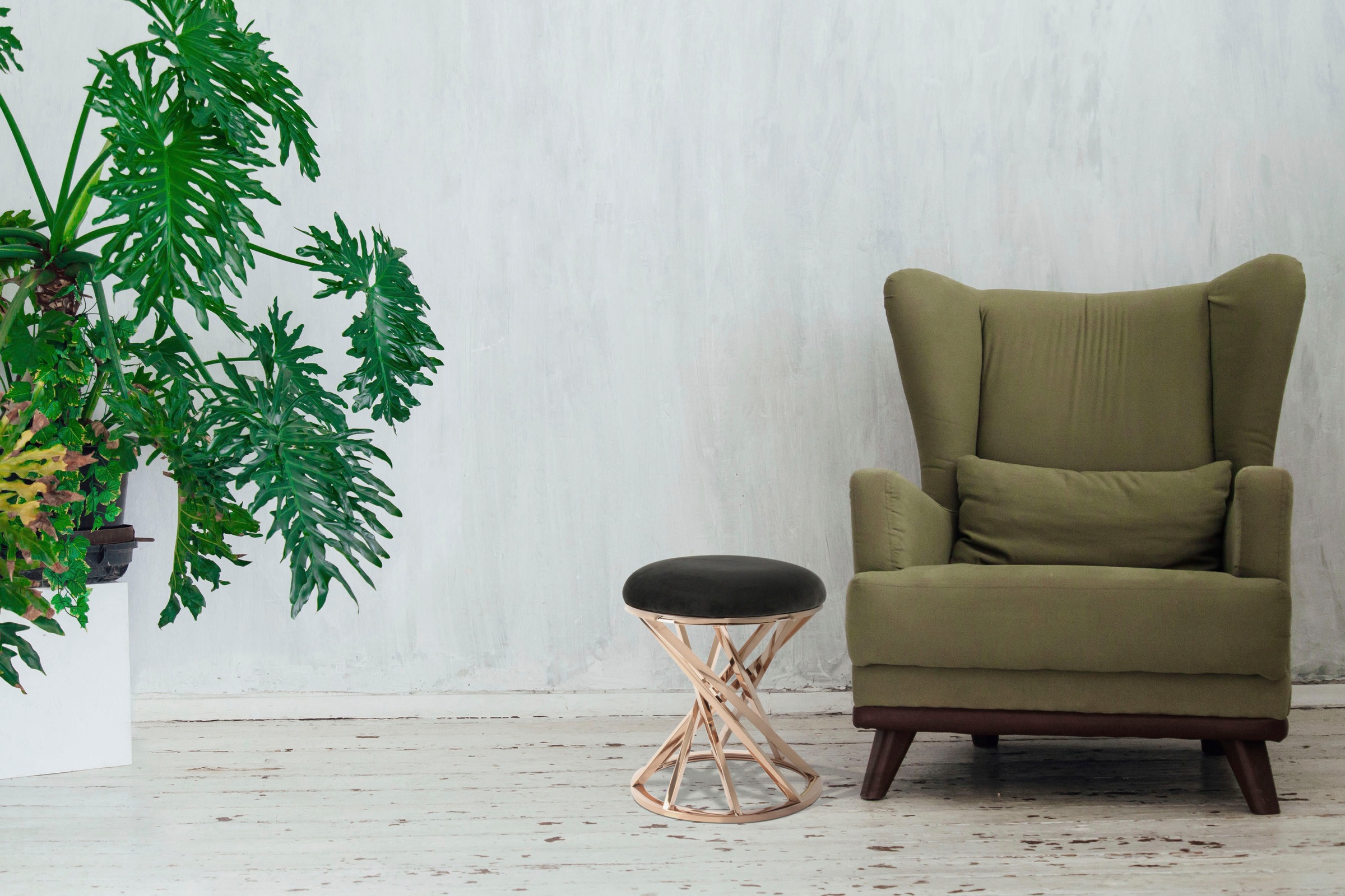 Kayoom Sitzhocker »Hocker Wesley 325,Sitzpouf in elegantem Design, Gestell günstig online kaufen
